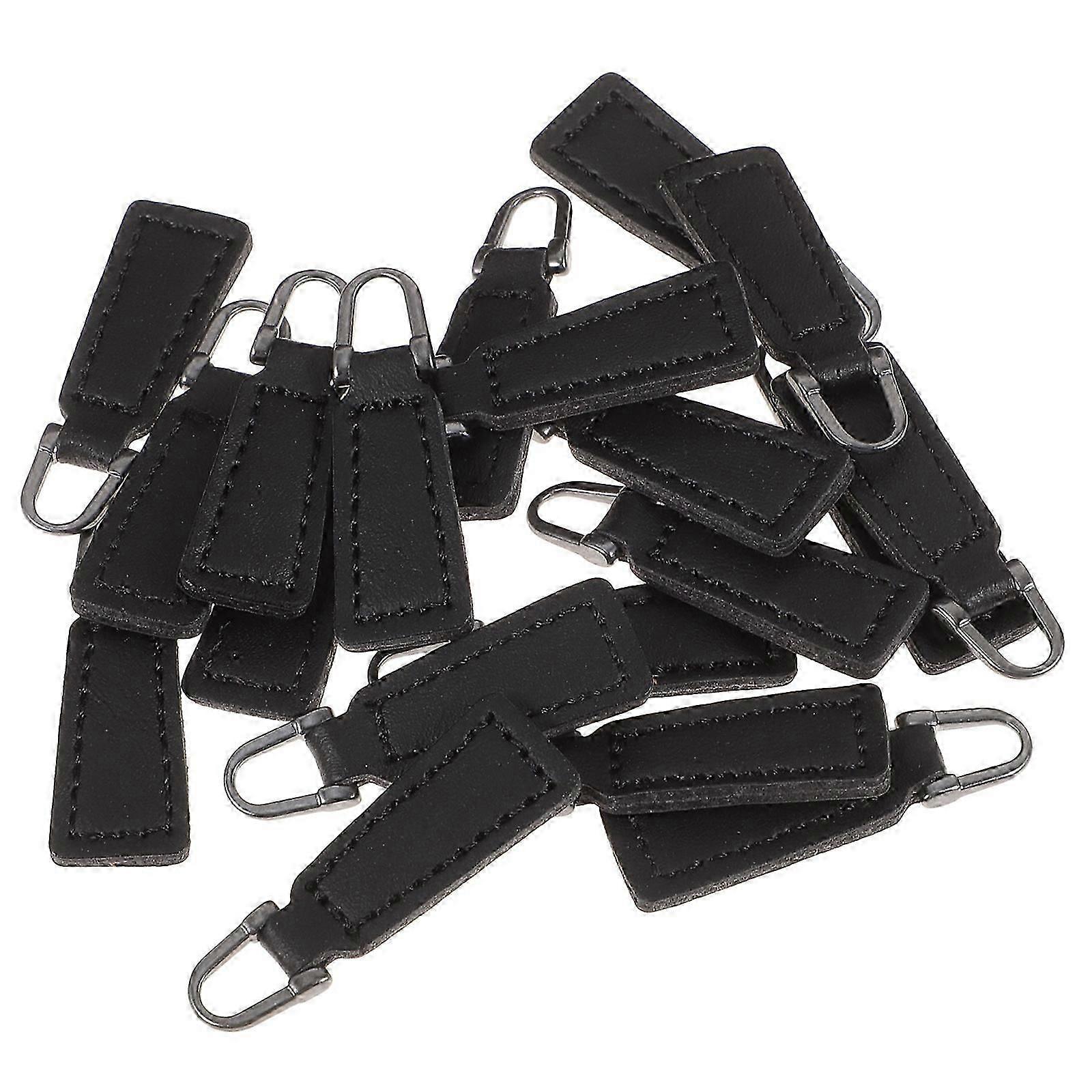 20 PCS Leather Pulls Zipper Slider Replacement Zip Fixer Zipadee Zip Zipper Replacement