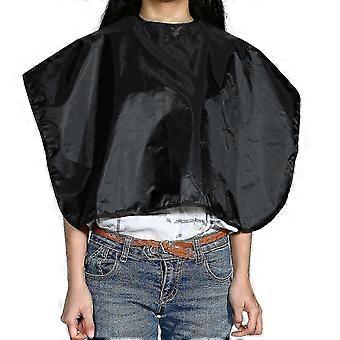 Hairdressing Salon Apron Hair Cloth For Barbershop Water Resistant Hair Cutting Cape Black Shampoo Cloth