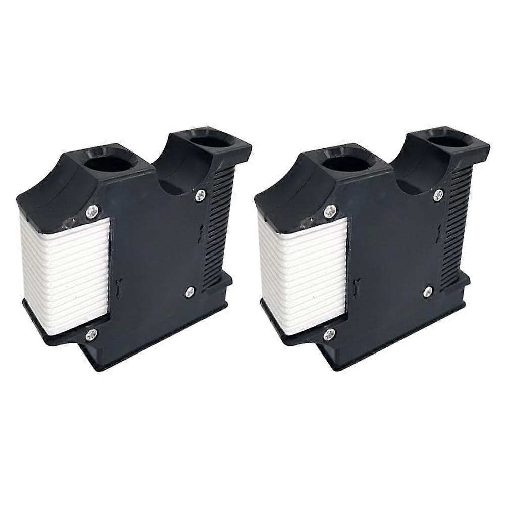 2 PCS Adjustable Boat Fender Lines for Rail and Cleat Compatibility, Durable Pontoon Boat Fender Clips, Black