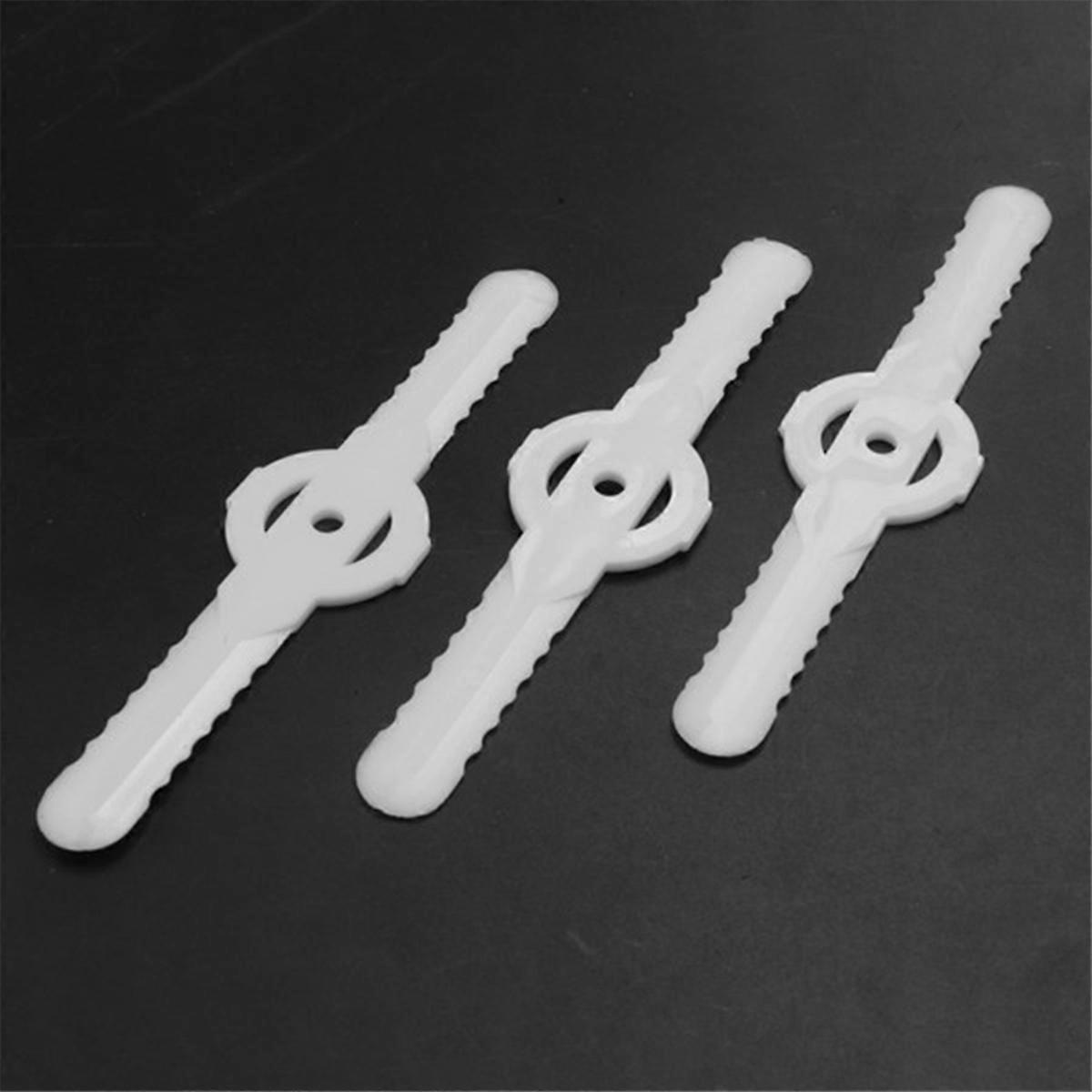 100Pcs Plastic Grass Trimmer Lawn Mower Trimmer Accessories Lawn Mower Blade Cordless Trimmer