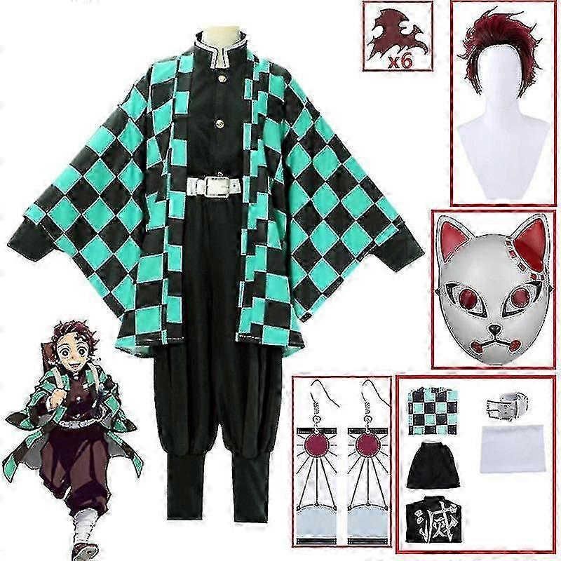 Traje Cosplay De Kamado Tanjirou (Kimetsu No Yaiba) - Tienda Online De Cosplays, Pelucas Y