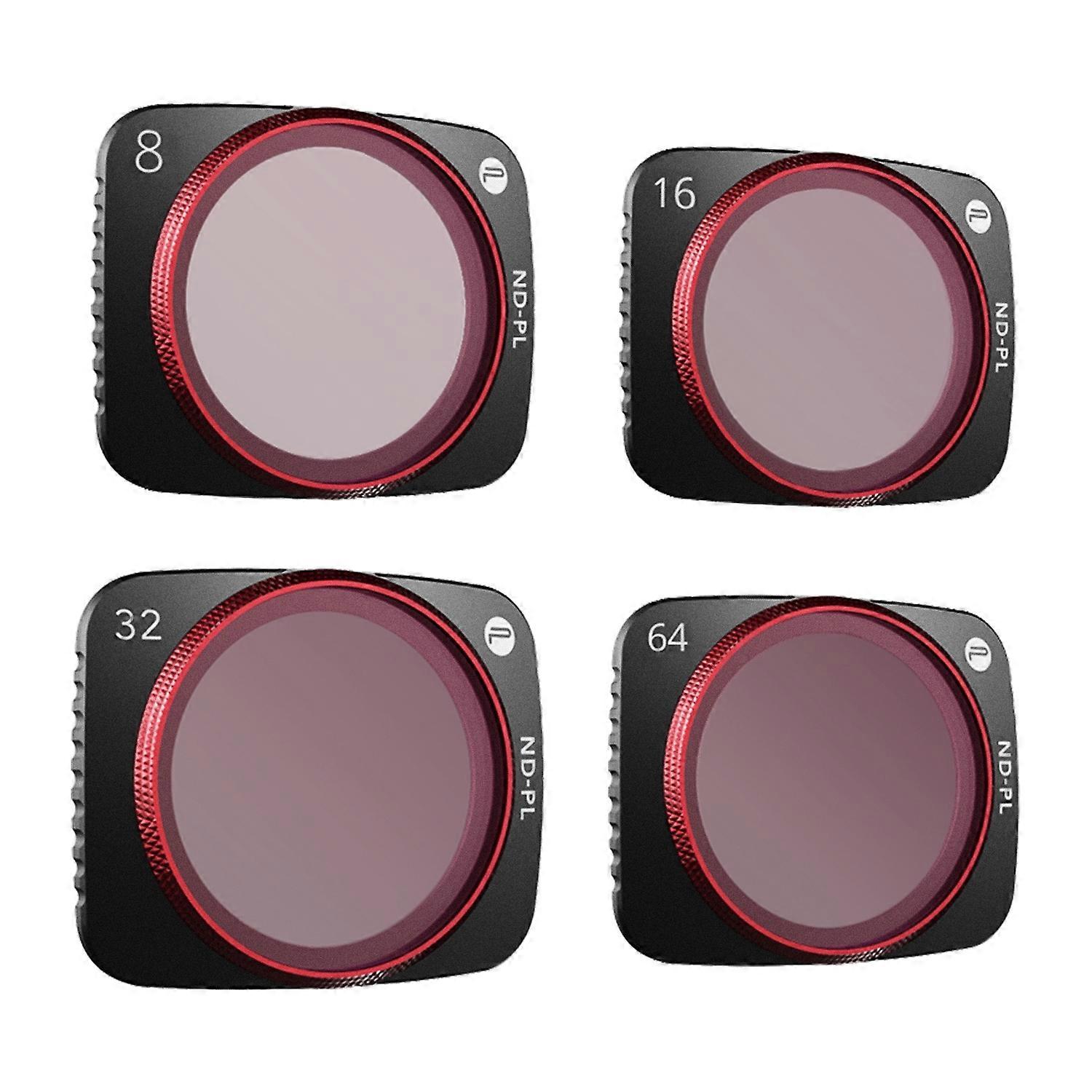 (New arrival) PGYTECH P-16B-063 4 in 1 NDPL8+NDPL16+NDPL32+NDPL64 Lens Filter Kits for DJI Air 2S