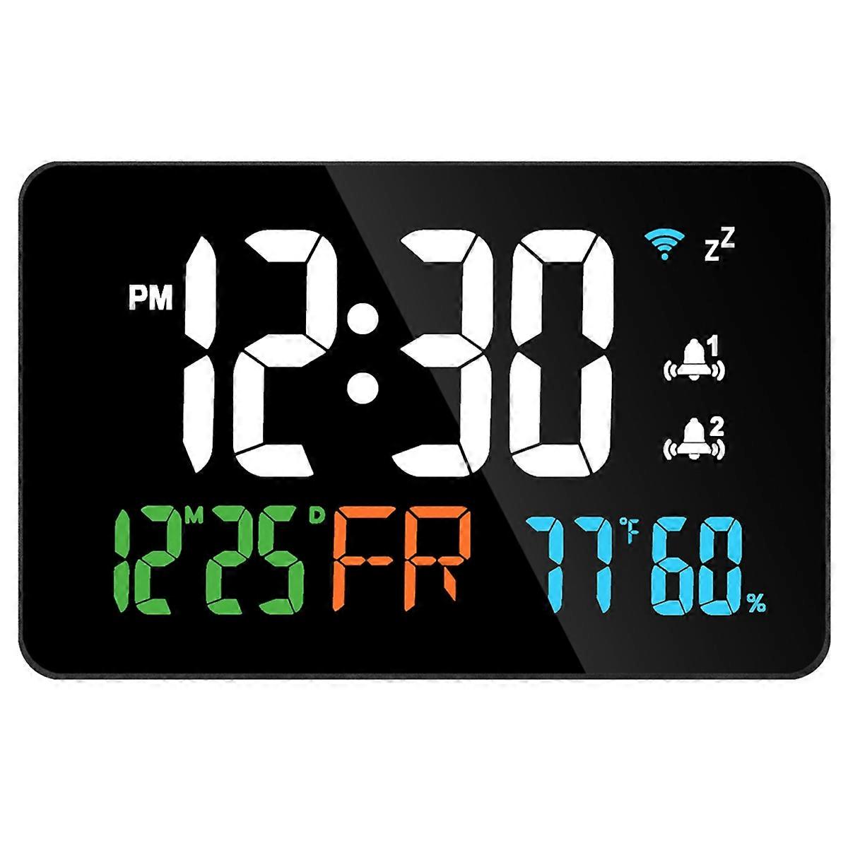 USB Plug WiFi Desktop Clock Intelligent Thermometer Hygrometer