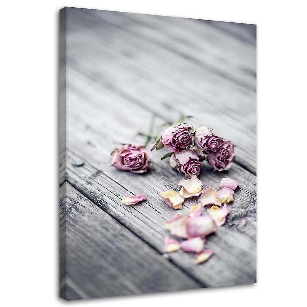 Impression sur toile, Roses séchées - 60x90