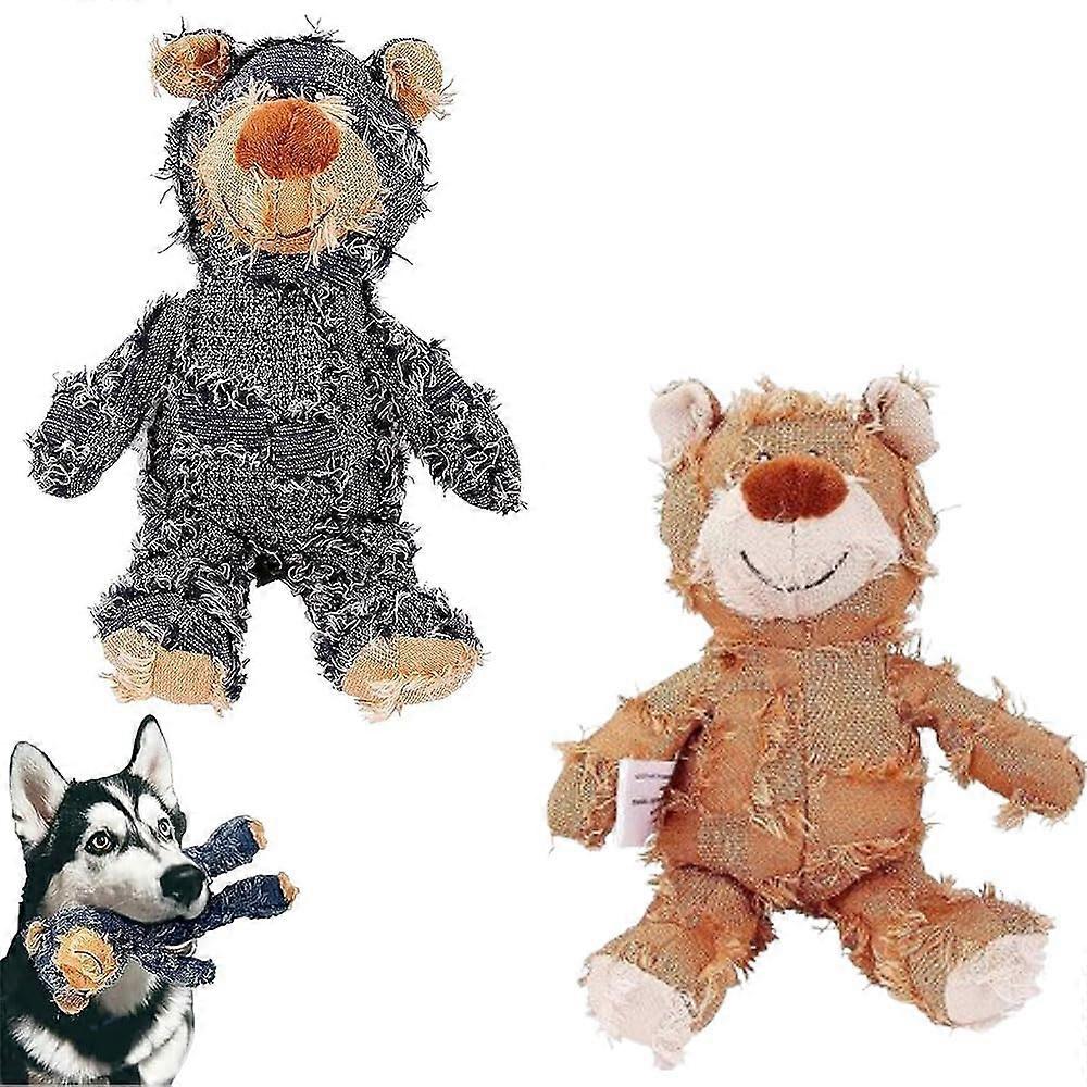 Indestructible Robust Bear, Indestructible Squeaky for Toys Dogs, for Heavy Chewers