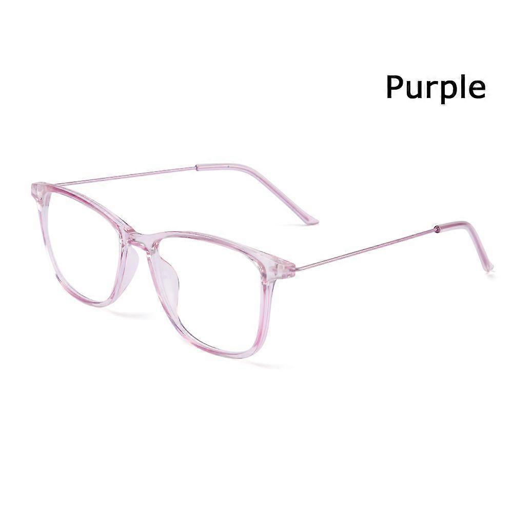 1PC Anti-Blue Light Oversized Frame Glasses Women Men Transparent Ultra Light Eye Protection Eyeglasses Office Computer Goggles