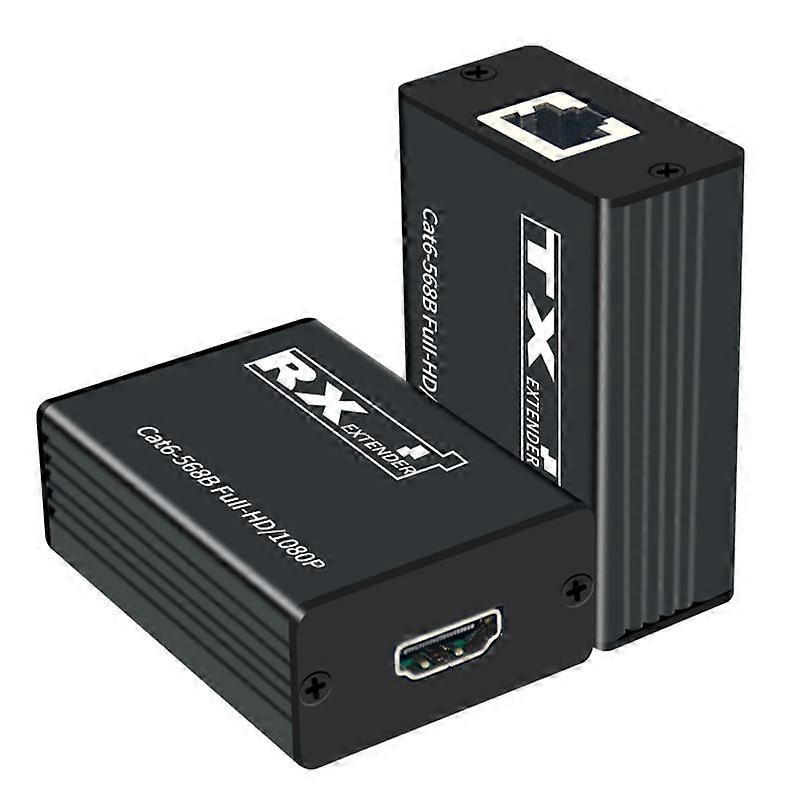 Usb Extender Kvm Hdmi Rj45 1080p 30m Hdmi Kvm Usb Extender Over Cat6 Lan Network Hdmi Extender For Keyboard Mouse Switch Tv Pc