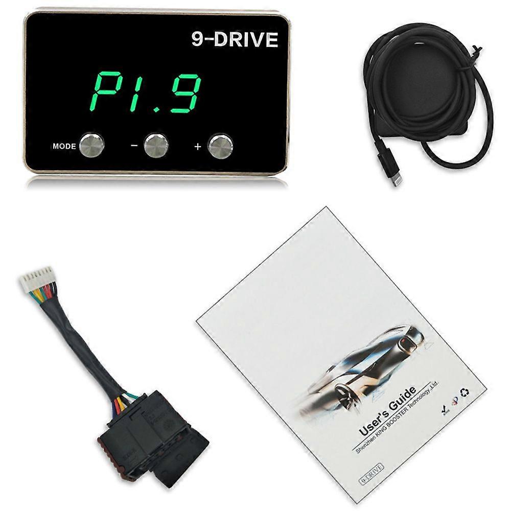 Electronic Throttle Controller 9 MODE Pedal Accelerator Fuel-Efficient for Wrangler JK RAM 1500