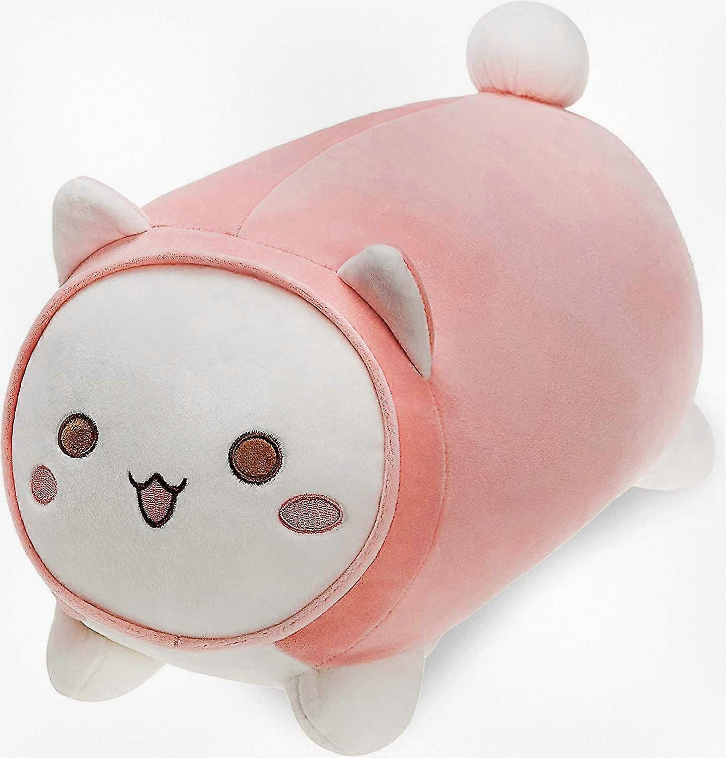 Adorable Plush Cat Toy - Soft Anime Stuffed Pillow for Kids and Adults