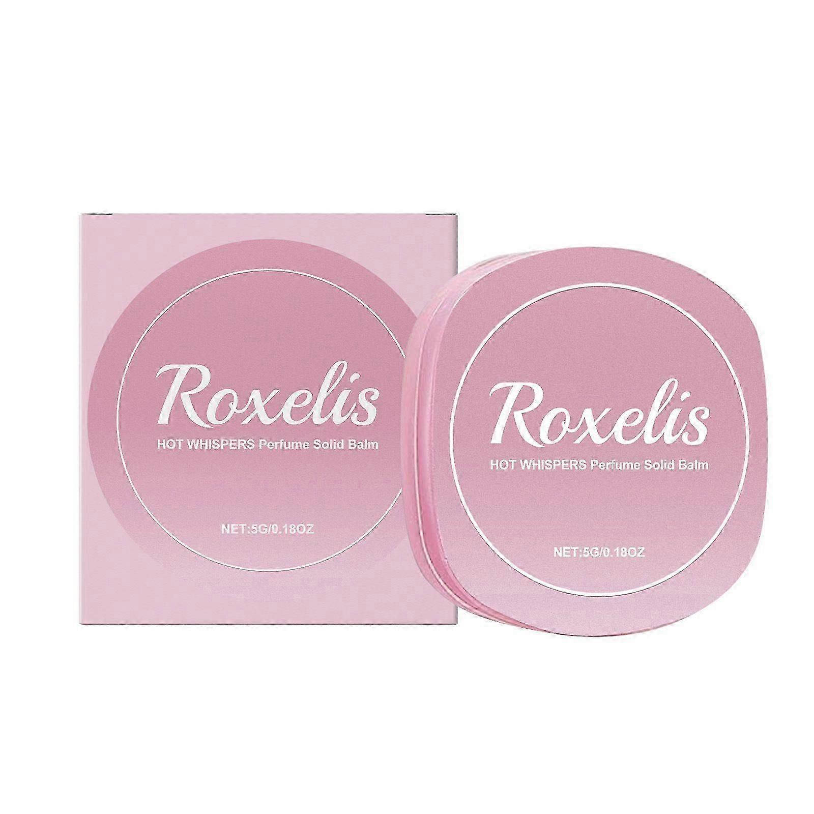 Rose Fragrance Solid Balm Elegant Refreshing Silky Light Perfume Fragrance Portable Pocket Solid Balm