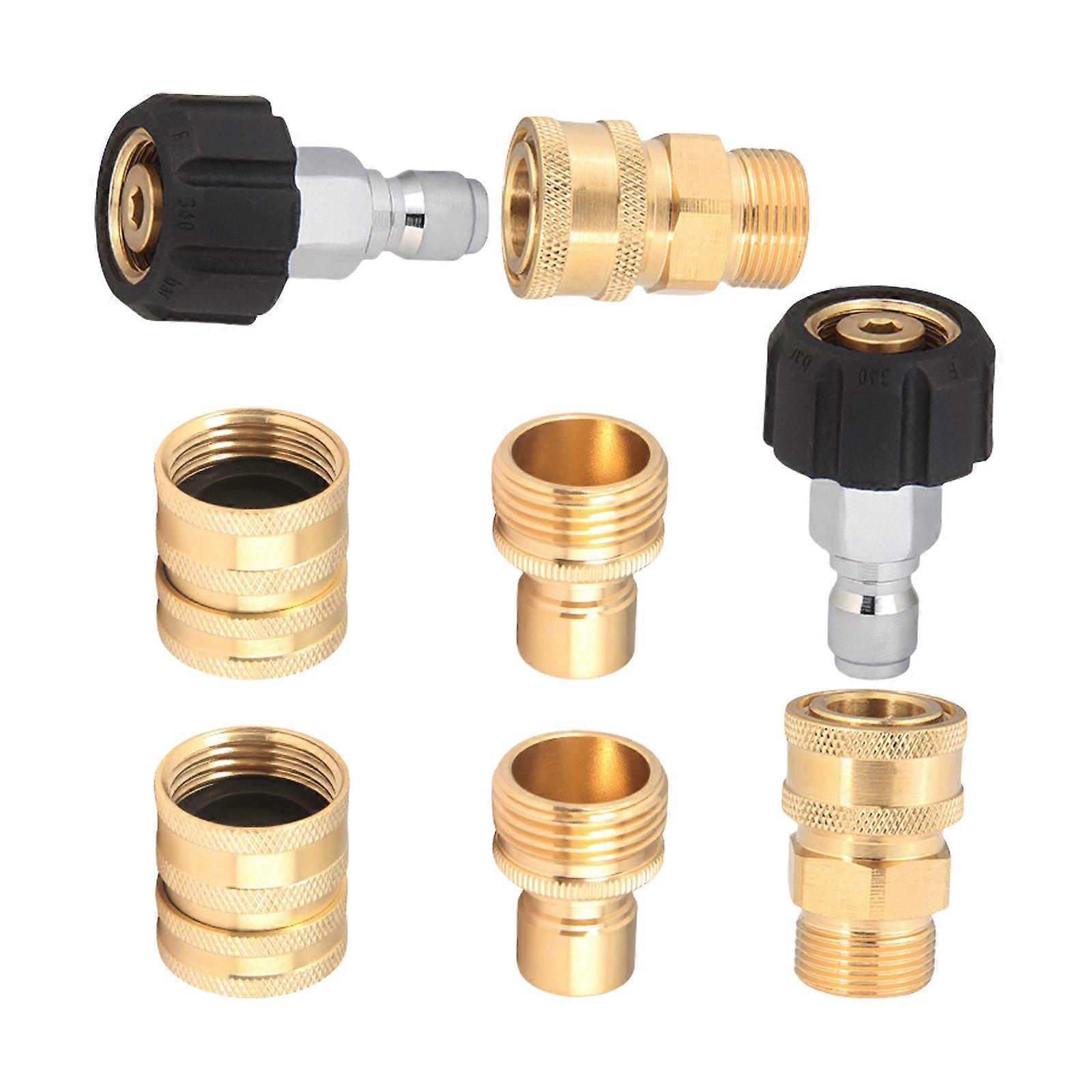 Pressure Washer Quick Connect Set Leak Proof Designs Washer Quick Connection Simple Installs for Car & Garden Cleaning