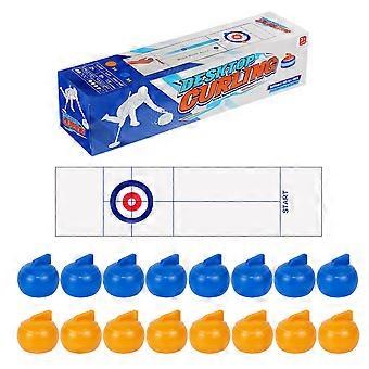 Funny Tabletop  Board Game Tabletop Curling Ball Game Indoor Kids Adults Sports Game for Adults Kids and Families