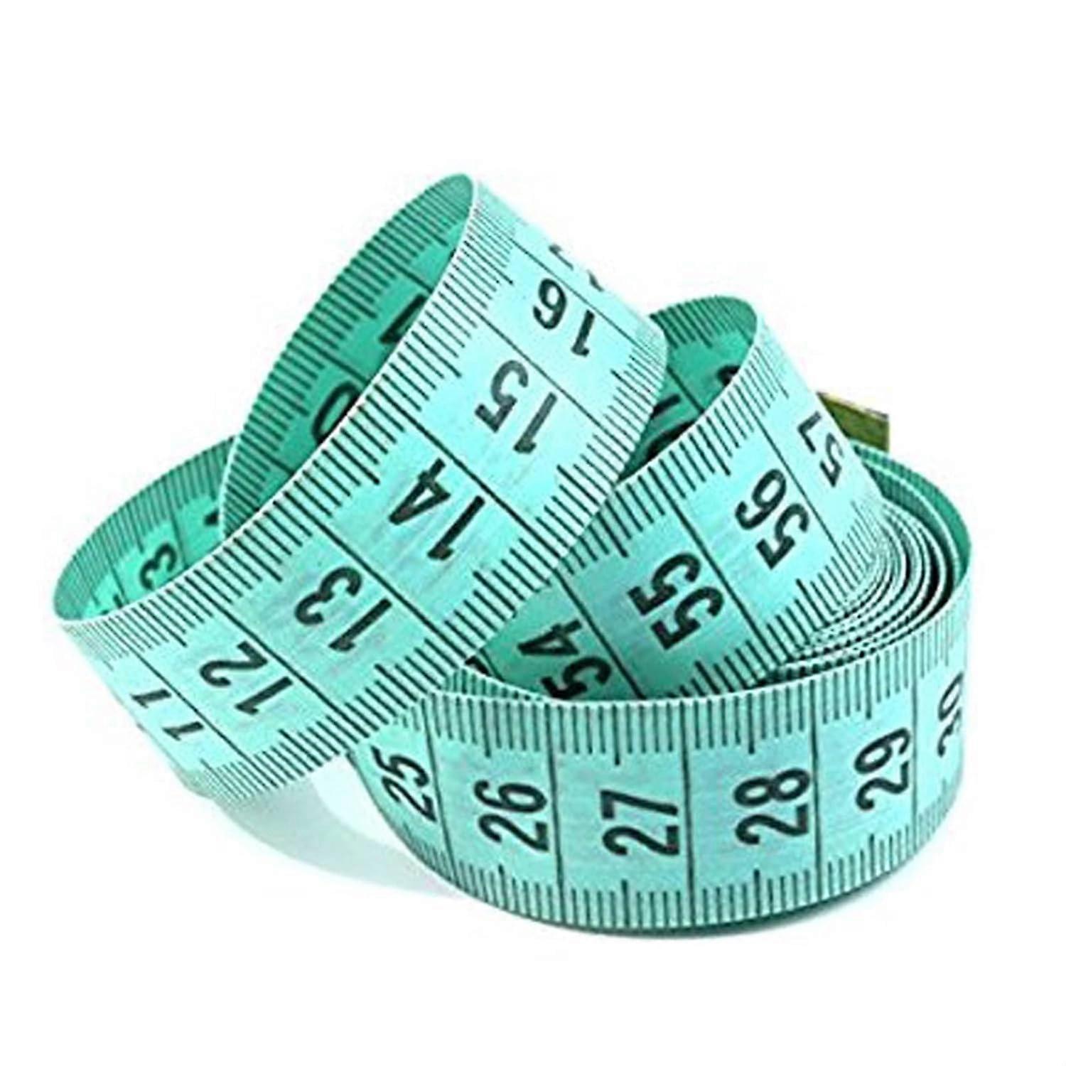 Compact Tape Measurer 150cm/60 Inch Measure Tape DoubleSided Scale Tape Measure with Metal Ends for Sewing Mesuring Tape