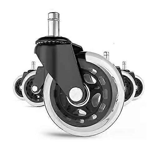Office Chair Caster Wheels Set 5pcs NonScratch 3' Roller Replacement