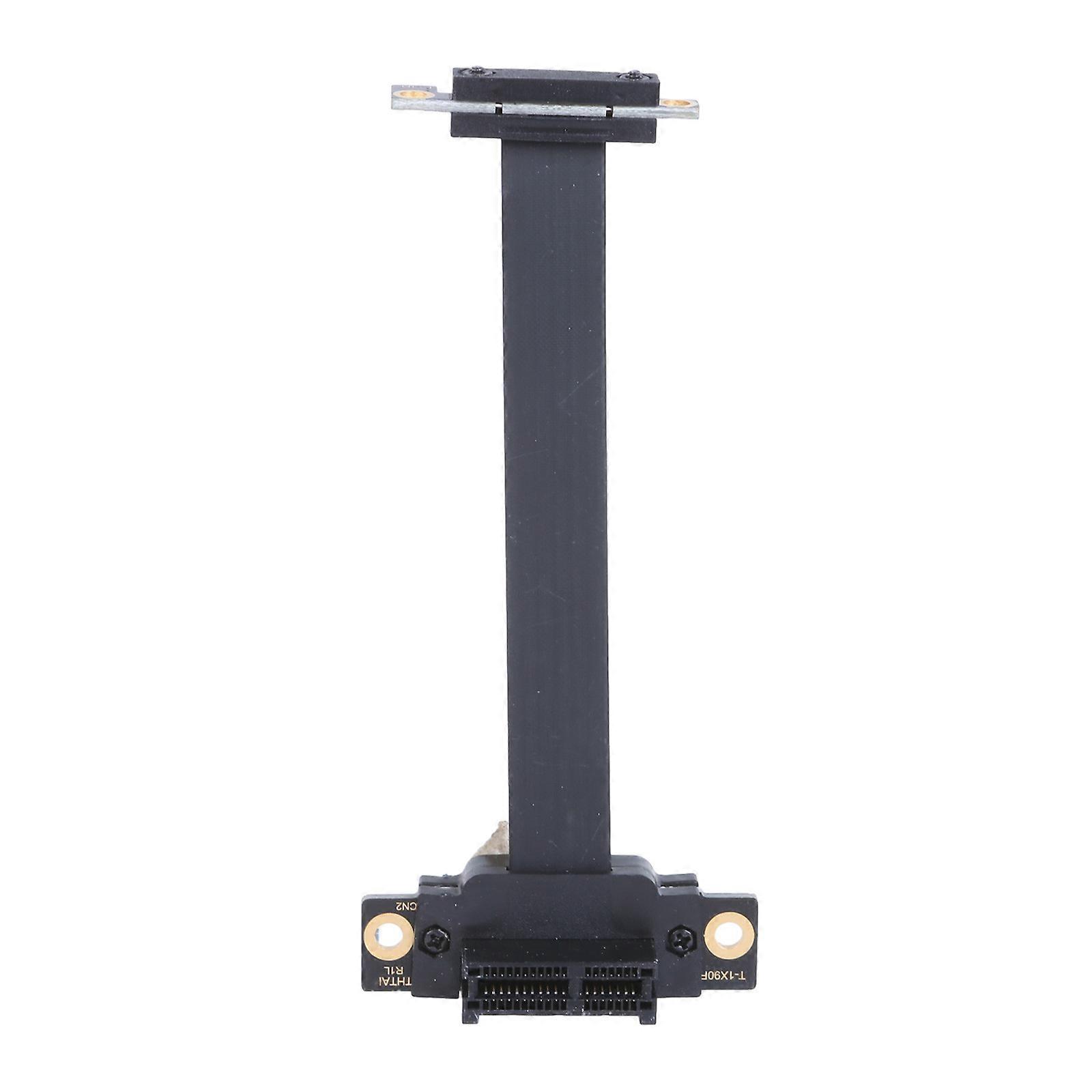 Easy Installation Double 90°PCIE 1x to 1xExtender for Smooth Connection Fast PCIe 1x Extend Cable Gold Plate Connectors