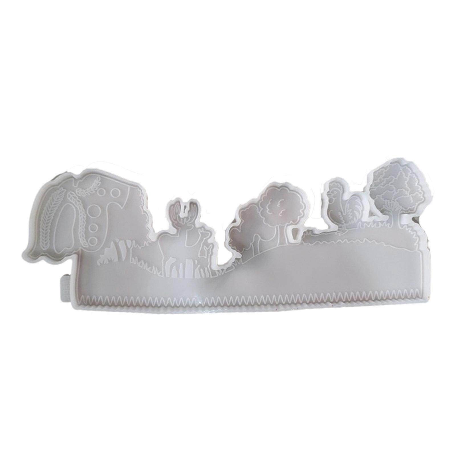 Moose Pattern Silicone Molds Epoxy Resin Wall Hangings Molds Resin Crafting Molds Handmade Ornaments Mold for Ornament Multicolor