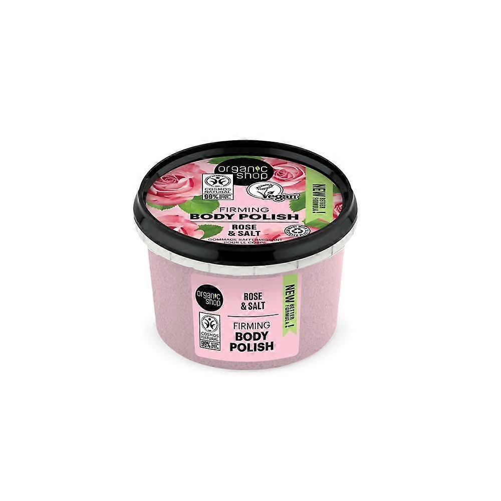 Organic Shop OS Body Polish Pearl Rose & Salt 250ml