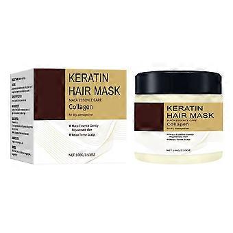 Collagen Hair Treatment Deep Repair Conditioning Argan Oil Collagen Hair Mask Essence for Dry Damaged Hair All Hair Types 100ml
