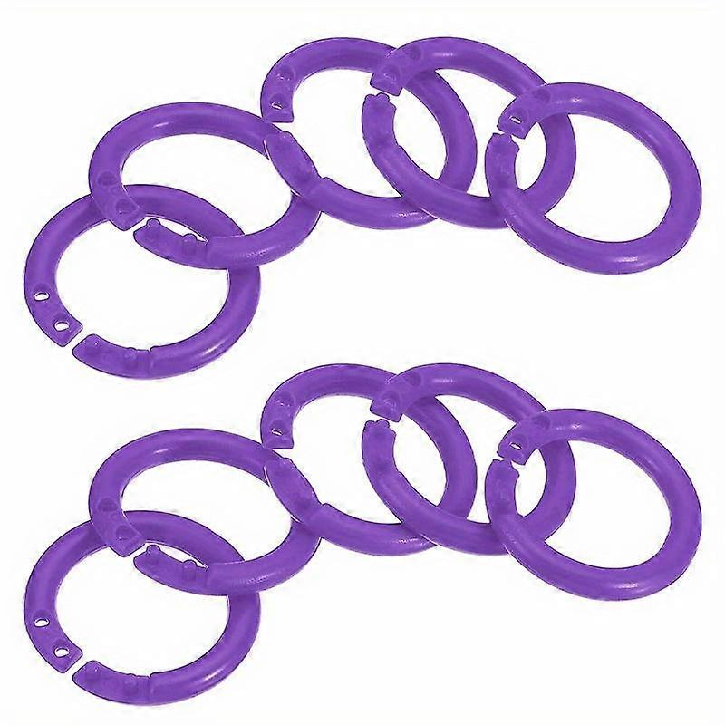 10/25pcs Binder Ring Plastic For Book DIY Scrapbook Notebook Photo Album