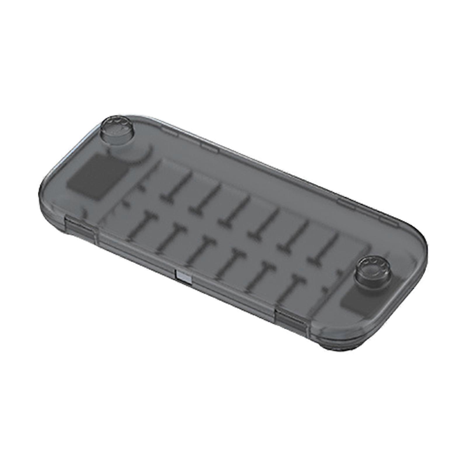 Handheld Gaming Console Clear Cover Protective Cover Shockproof Housing for NS 2 Protector Shell  Transparent black