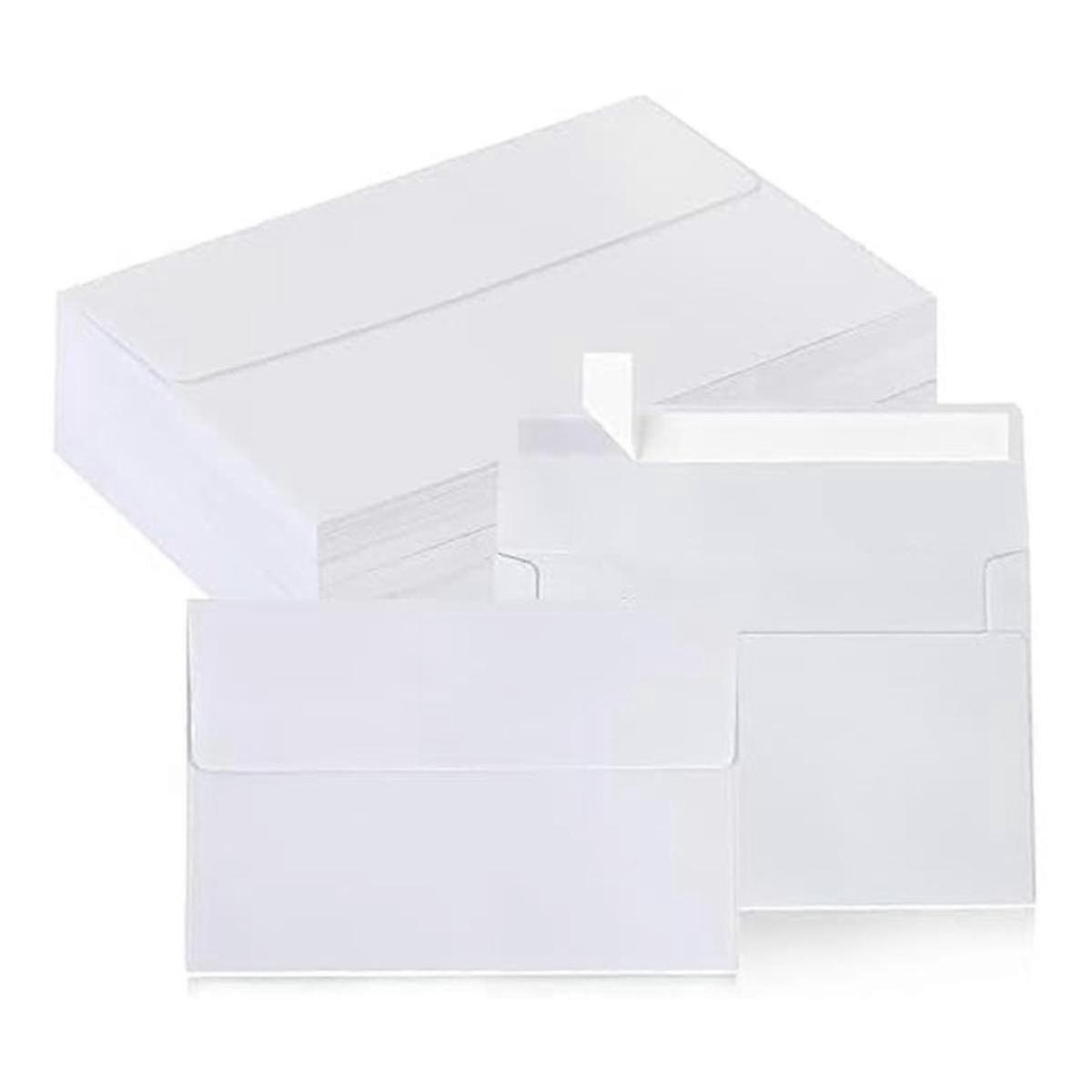 A6 White Printable Envelopes for Weddings, Invitations, Photos & Postcards