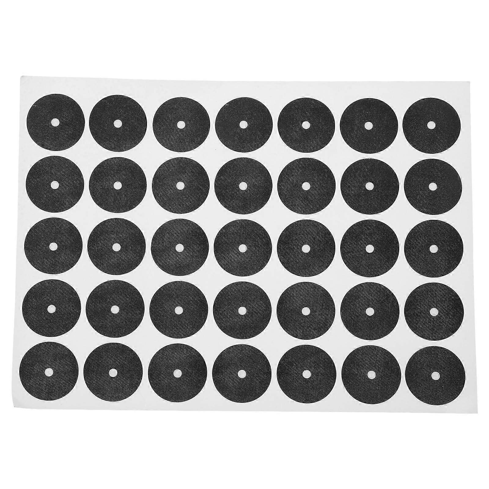 Replaceable Self Adhesive Pool Table Sticker Round Billiard Spot Decal for Snooker Ball Positioning – Portable Marker for Accurate Game Play
