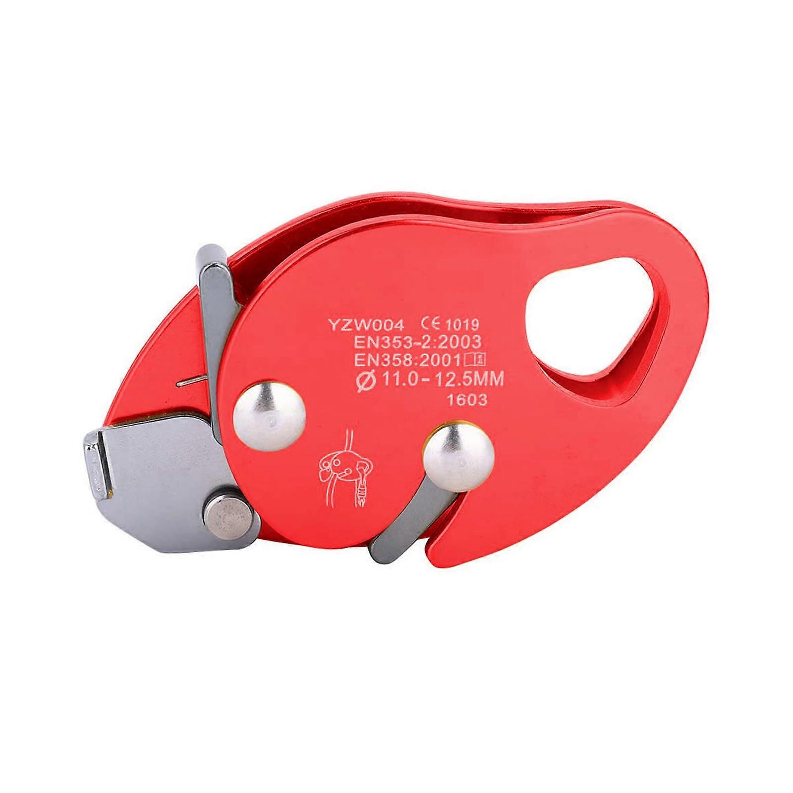 Light aluminum rope locking tool for professional climbers