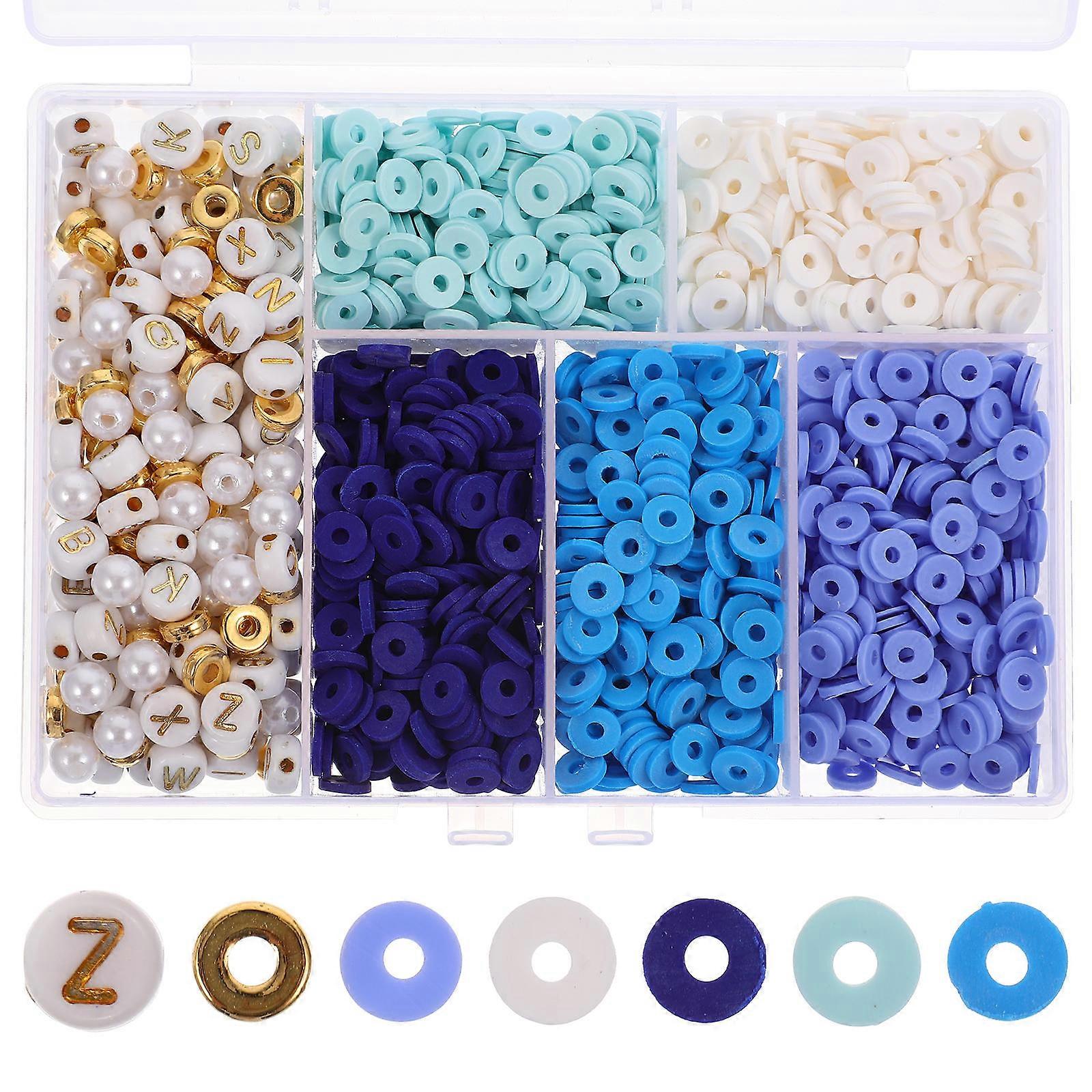 Polymer Clay Beads Kit for Jewelry Making – Compartment Storage Box for Bracelets & Necklaces, Safe Materials, Easy DIY Crafting Fun