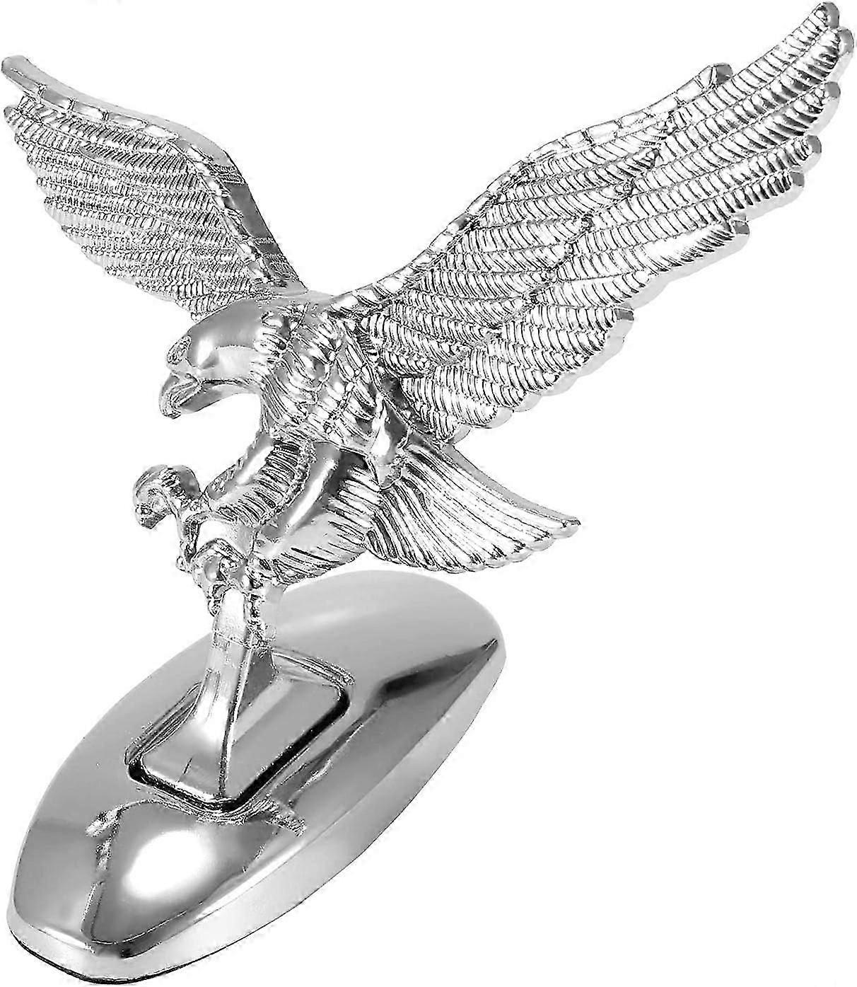 3D Metal Car Decals - Waterproof Eagle Stand Sticker