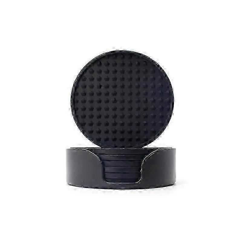 Round Silicone Coaster Set Non-slip Thickened Insulation Mat for Water Cups and Teacups