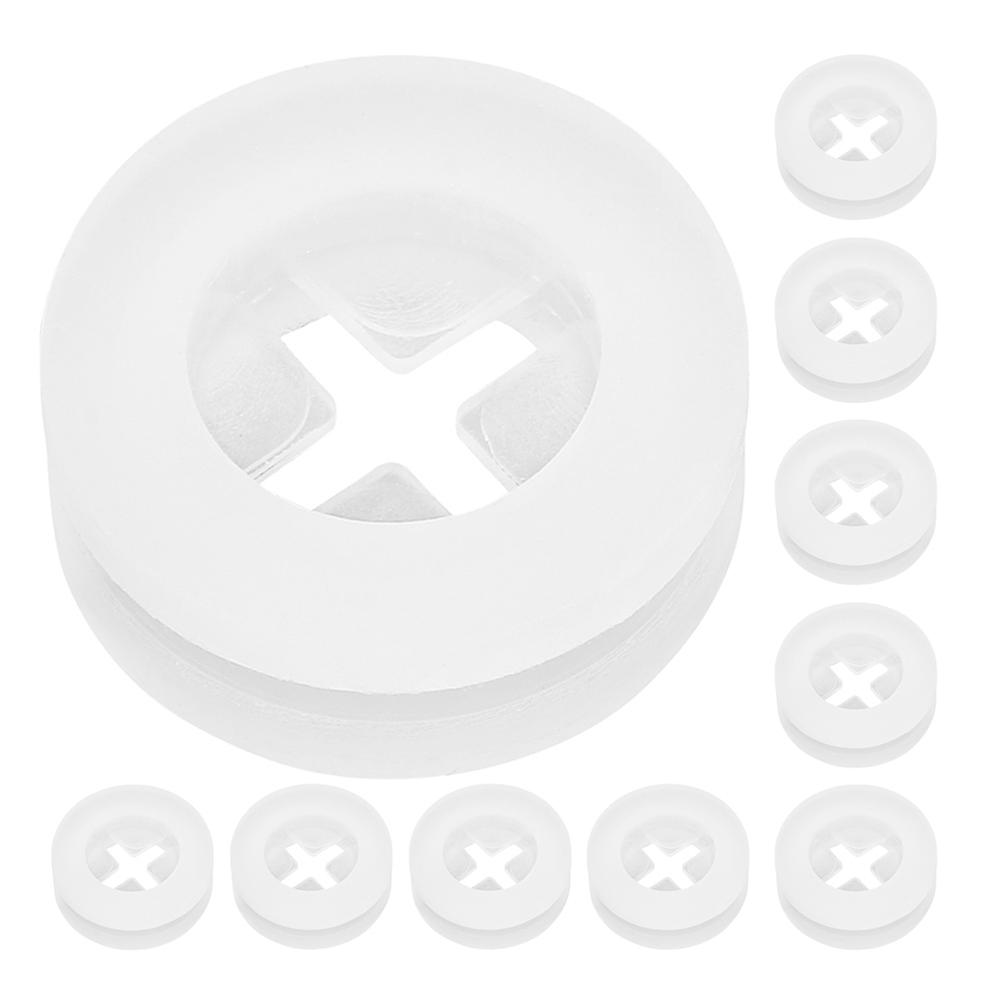 24PCS Silicone Straw Hole Plugs for Mason Jar Lids – Leak Proof Cross Design Sealing Grommets – Transparent & Portable for Freshness and Dust