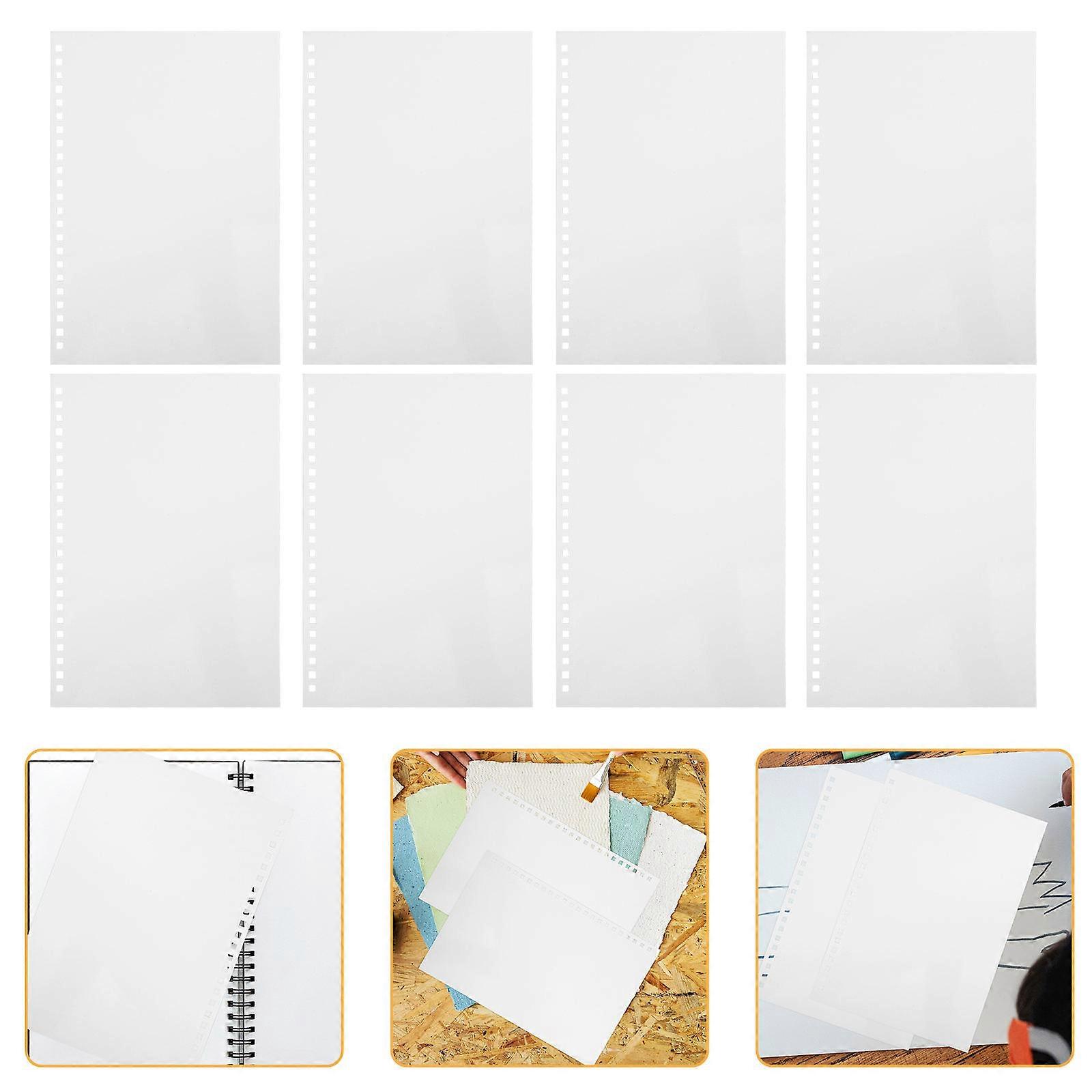 Refillable Blank Paper Binder Refill For Notebook Calendar Rectangular 50Pcs