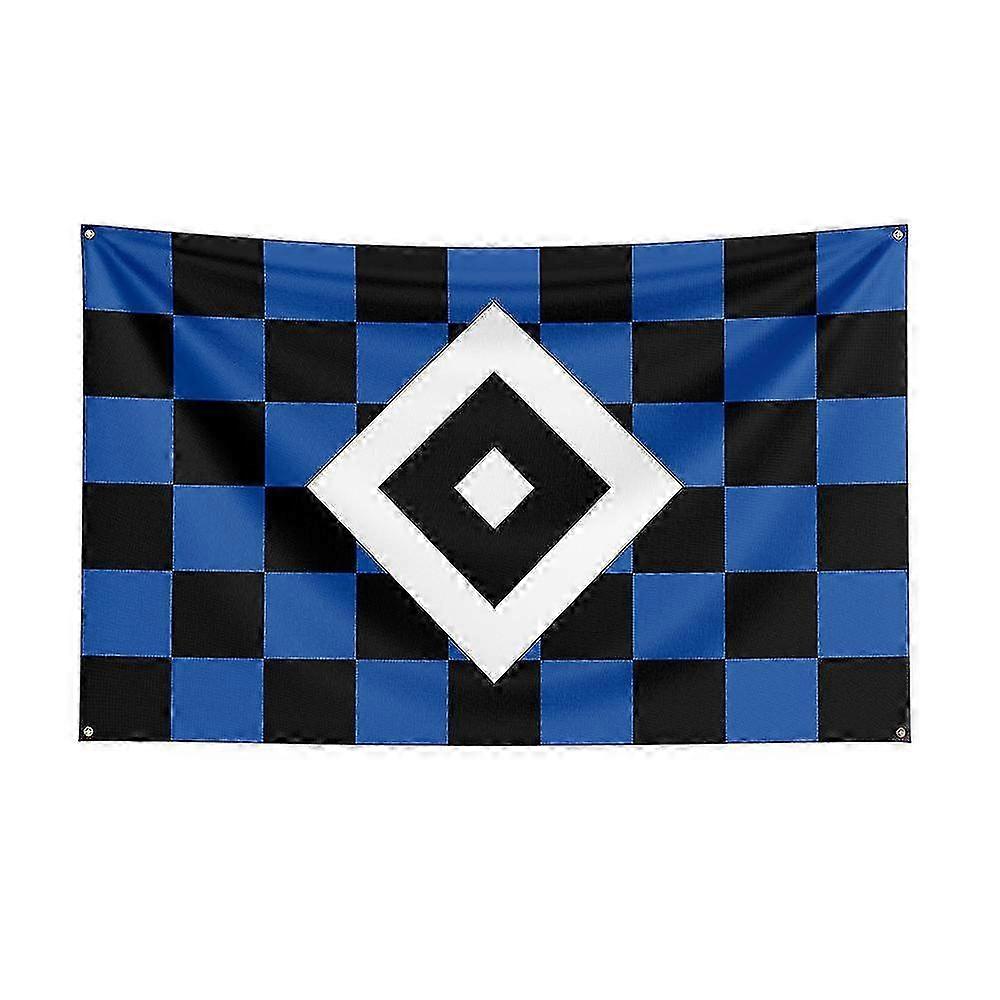 3x5 Polyester Printed Racing Sport Banner Featuring Hamburger Design for Home or Event Decoration