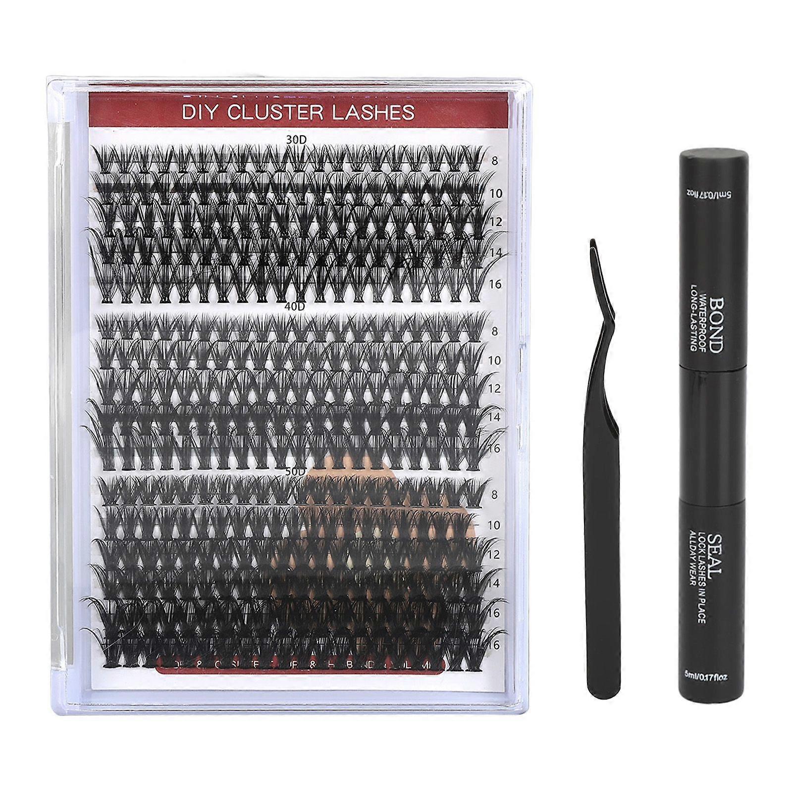 2025 Latest Model Eyelash Extension Kit Individual Curl False Lash DIY Extensi...