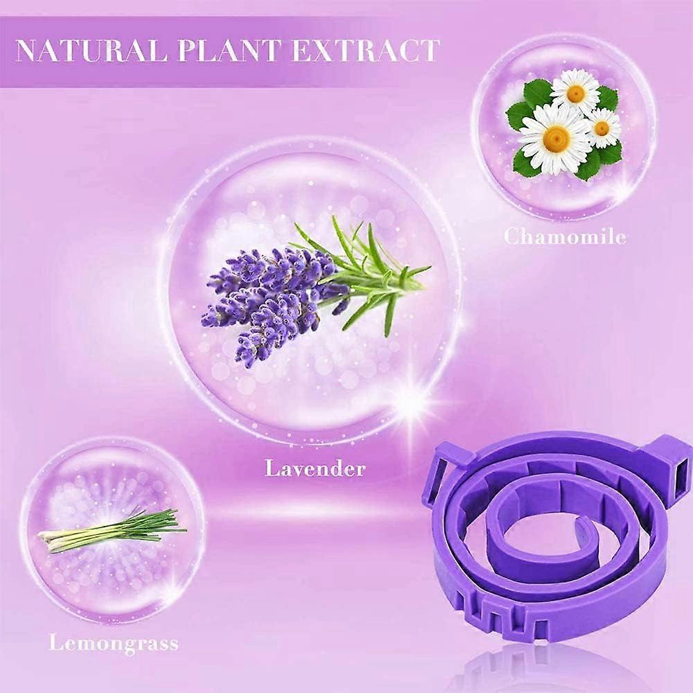 Cat Calming Collar,Adjustable Cat Collar Natural Calm Treatment,15 Inches for Most Cat(Purple,Lavender Scent)