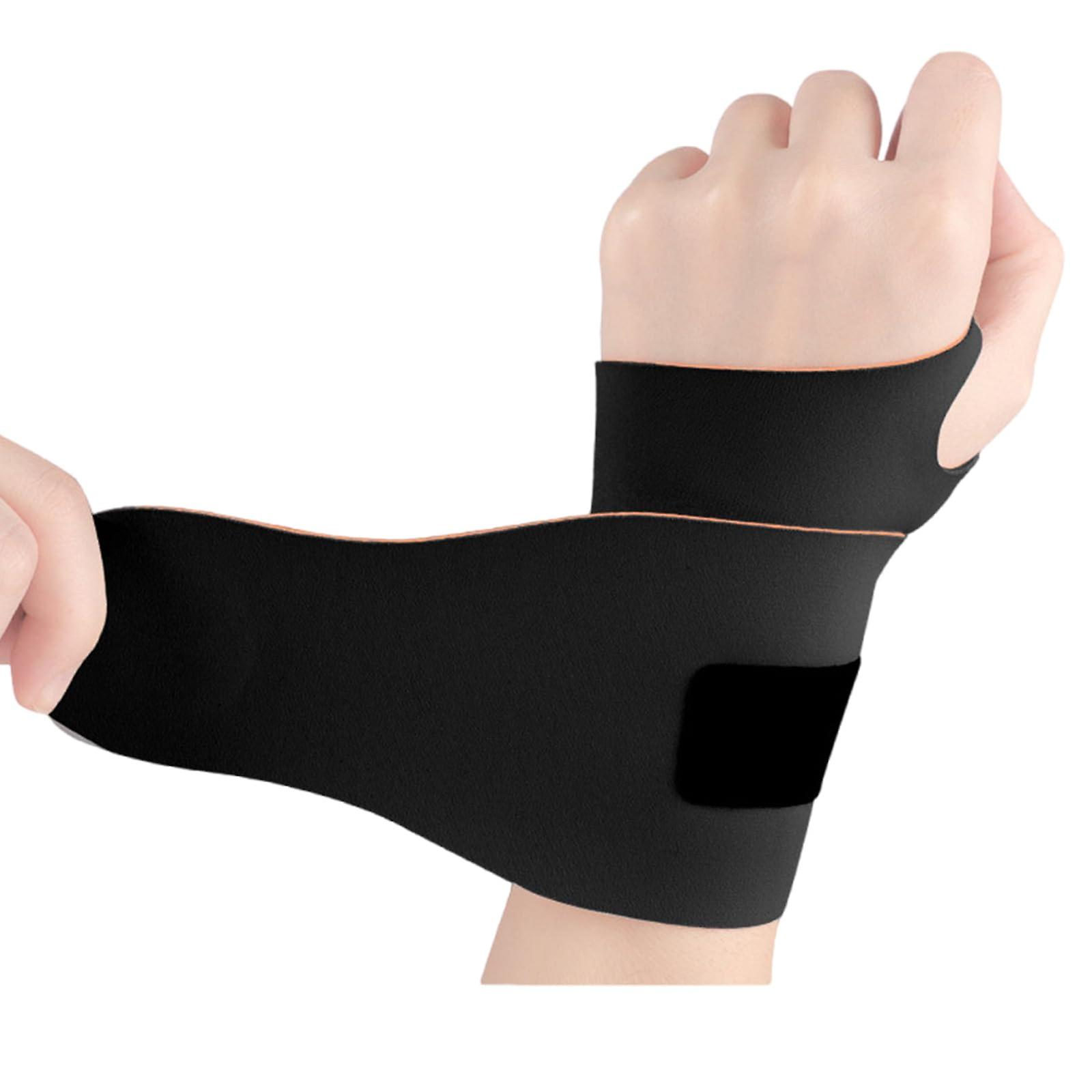 Compression Wrist Wrap for Carpal Tunnel Relief, Adjustable Breathable Elastic Wrist Brace, Thin Multi-Color Design