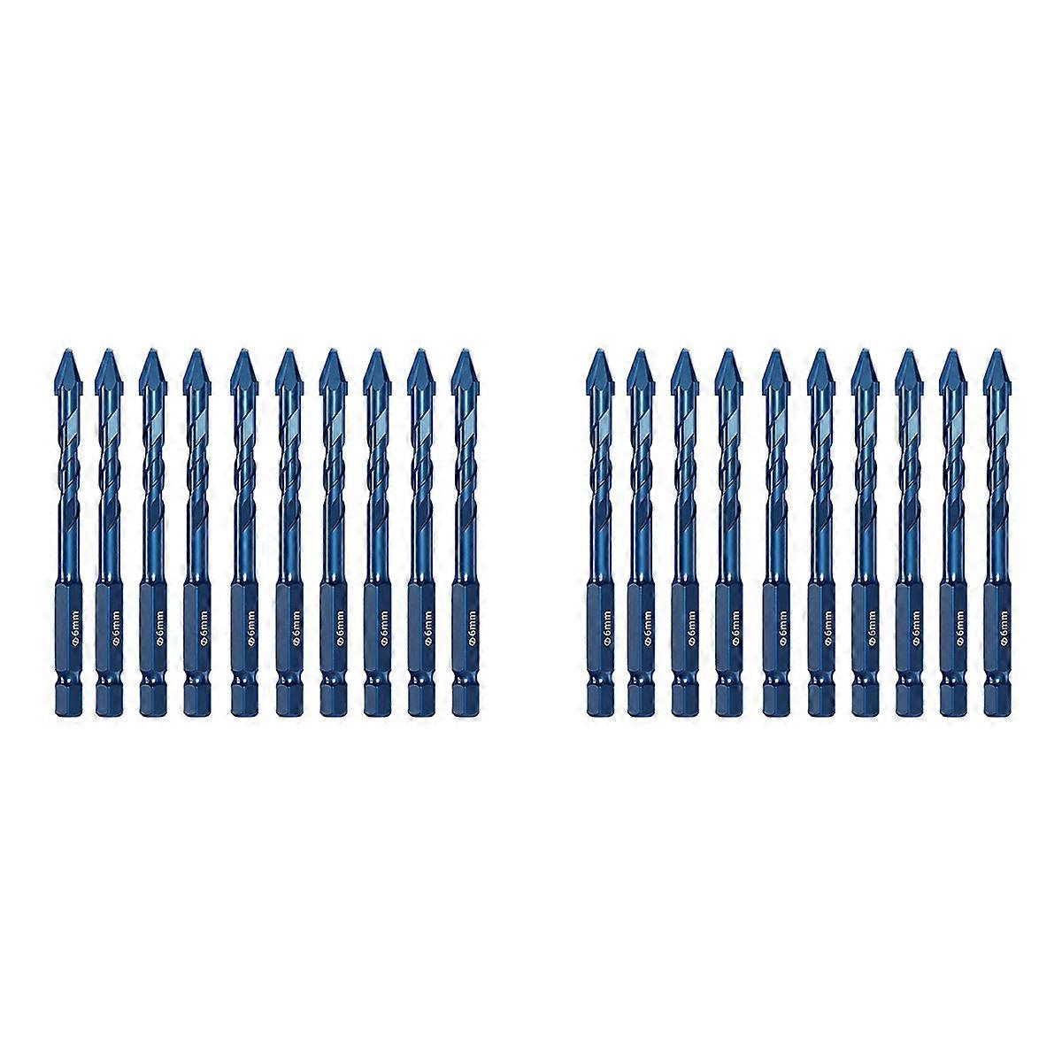 10Pcs High Hardness Eccentric Drill Precision Drilling 6mm