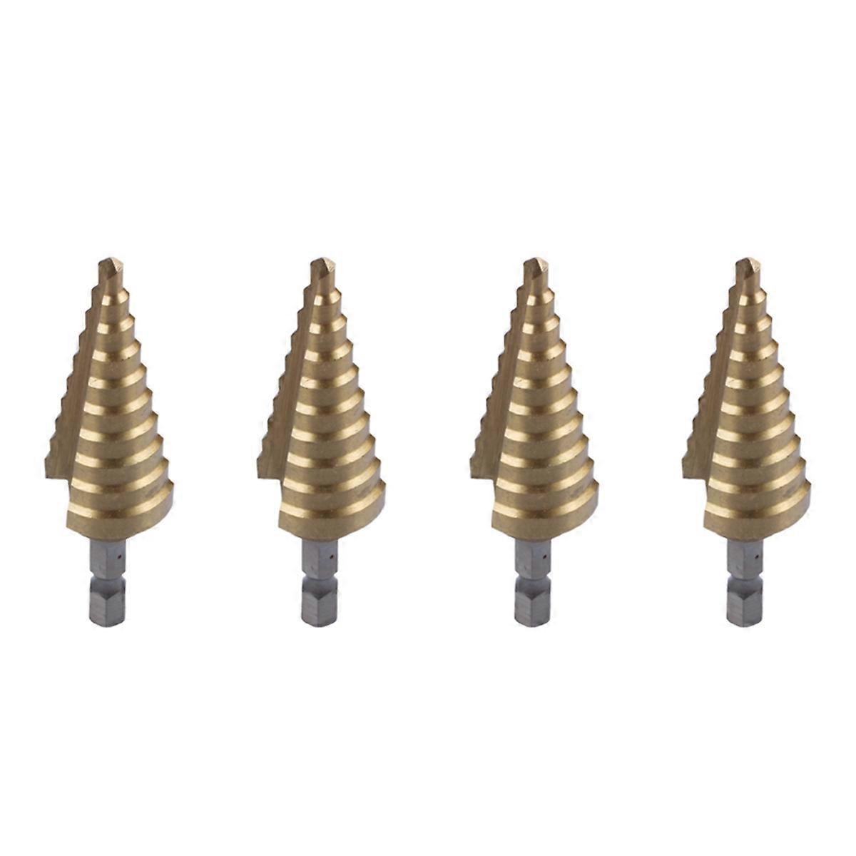 4-22MM HSS 4241 Hex Titanium Cone Drill Bit Hole Cutter