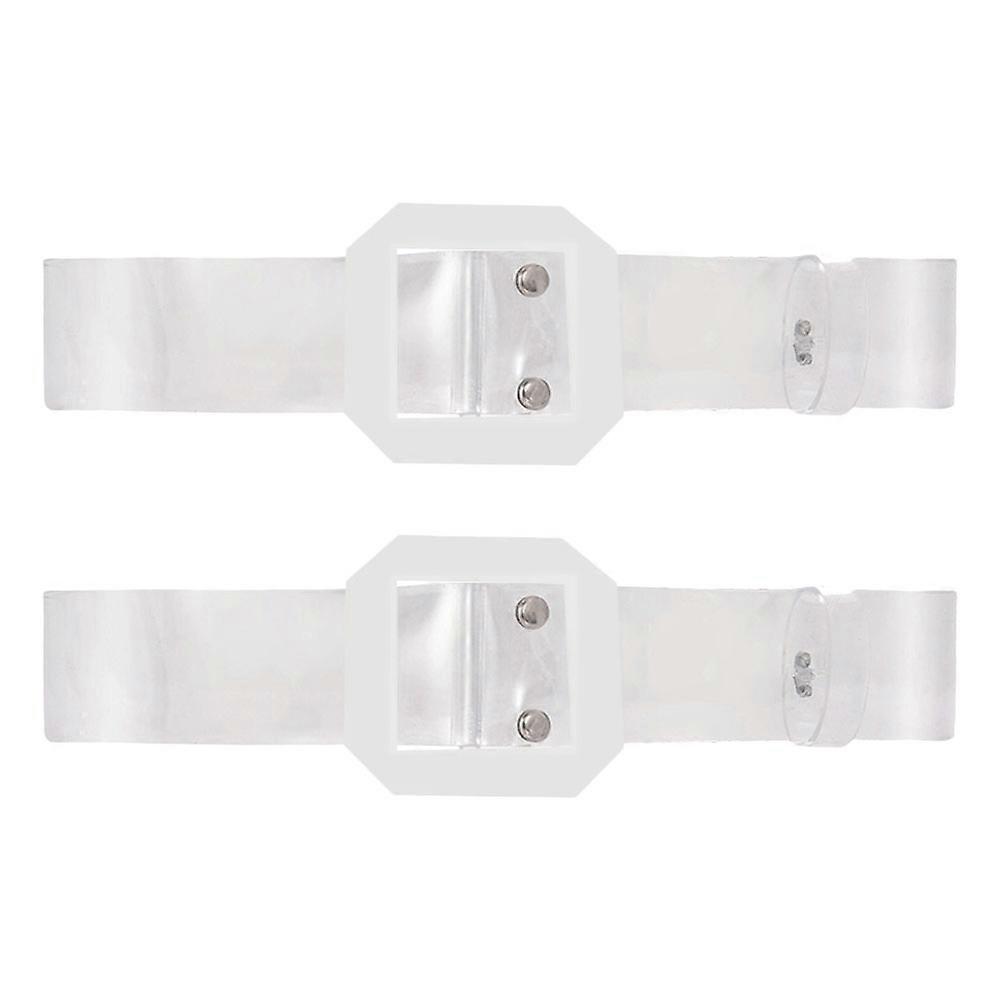 Here's a refined and professional product description based on the title you provided:
**2PCS Transparent Wide Waist Belt for Women – Lightweight