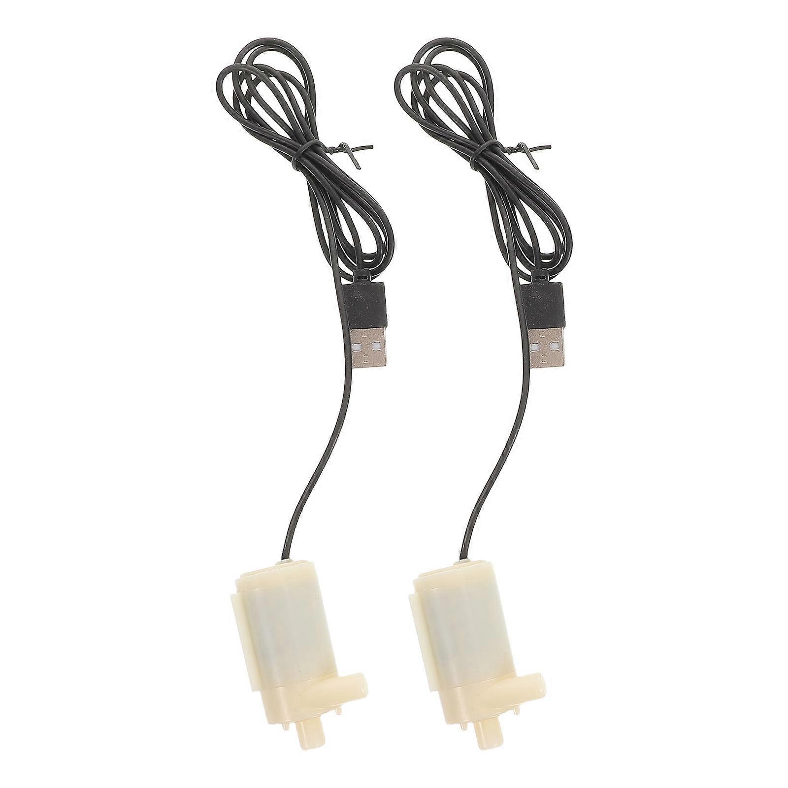Small Water Table Pump Mini Submersible Water Pump For Aquarium Home Decoration Versatile Applications 2.1X1.2X1.0in 2Set