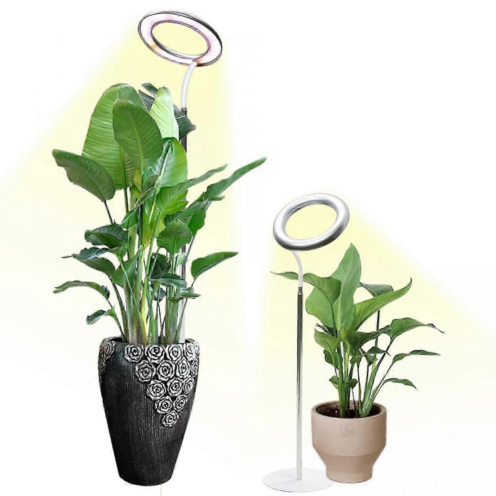 10-Level Dimmable Full Spectrum LED Plant Grow Light for Indoor Plants Growth, Suitable for Larger Indoor Plants with Auto On Feature