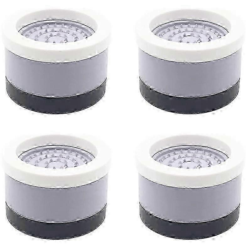 4 Sets Heavy Duty Round Bed Risers, Adjustable Height, Compatible with Table Chairs - As Shown