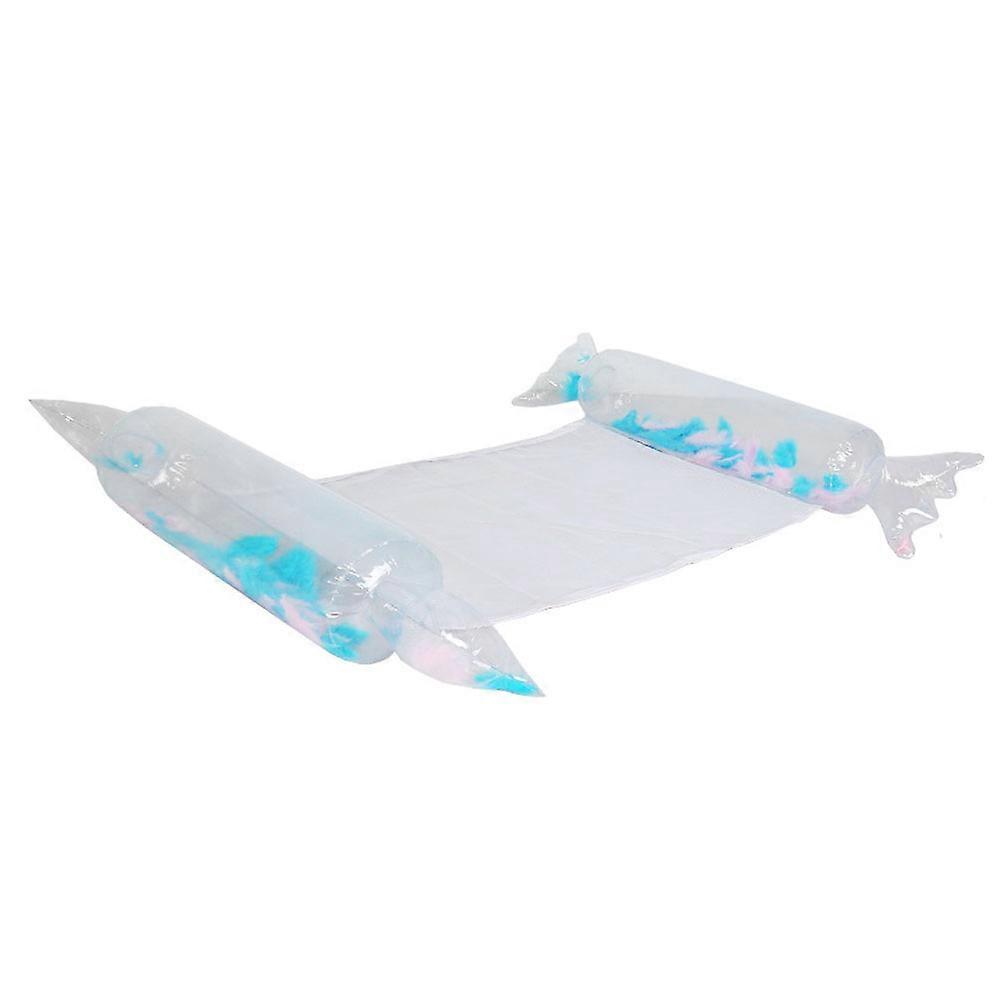 Inflatable Floating Row,Water Hammock Recliner,Inflatable Floating Row Foldable,Candy Sequin Design-Style2