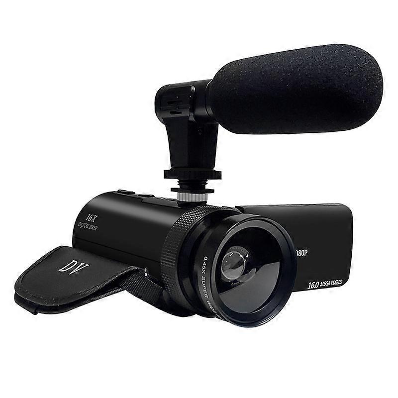 Camera with Microphone Video Sky FHD 1080p 16MP Vlogging Youtube Camera 16x Digital
