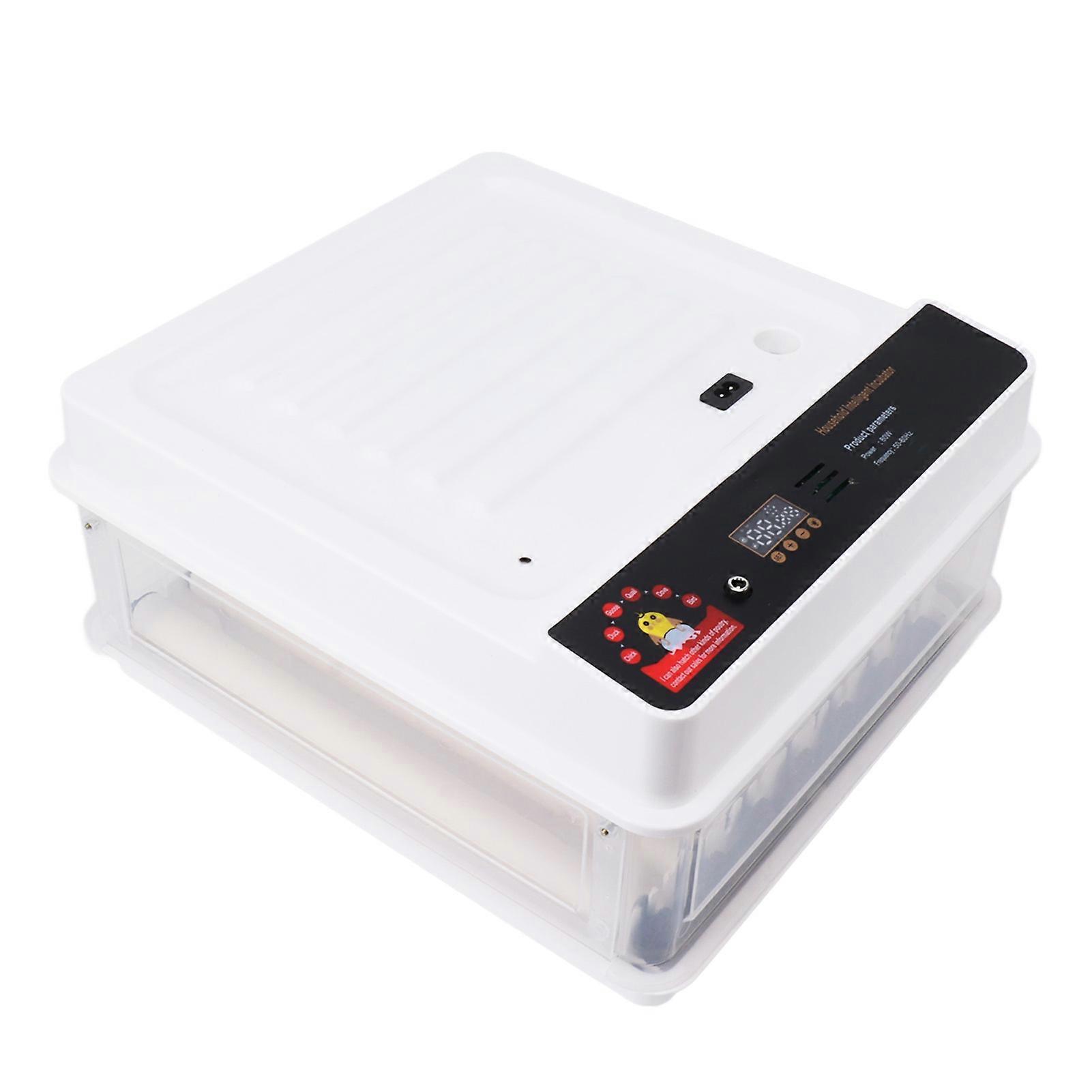 Automatic Intelligent 48-Egg Plastic Incubator with Egg Turning US Plug