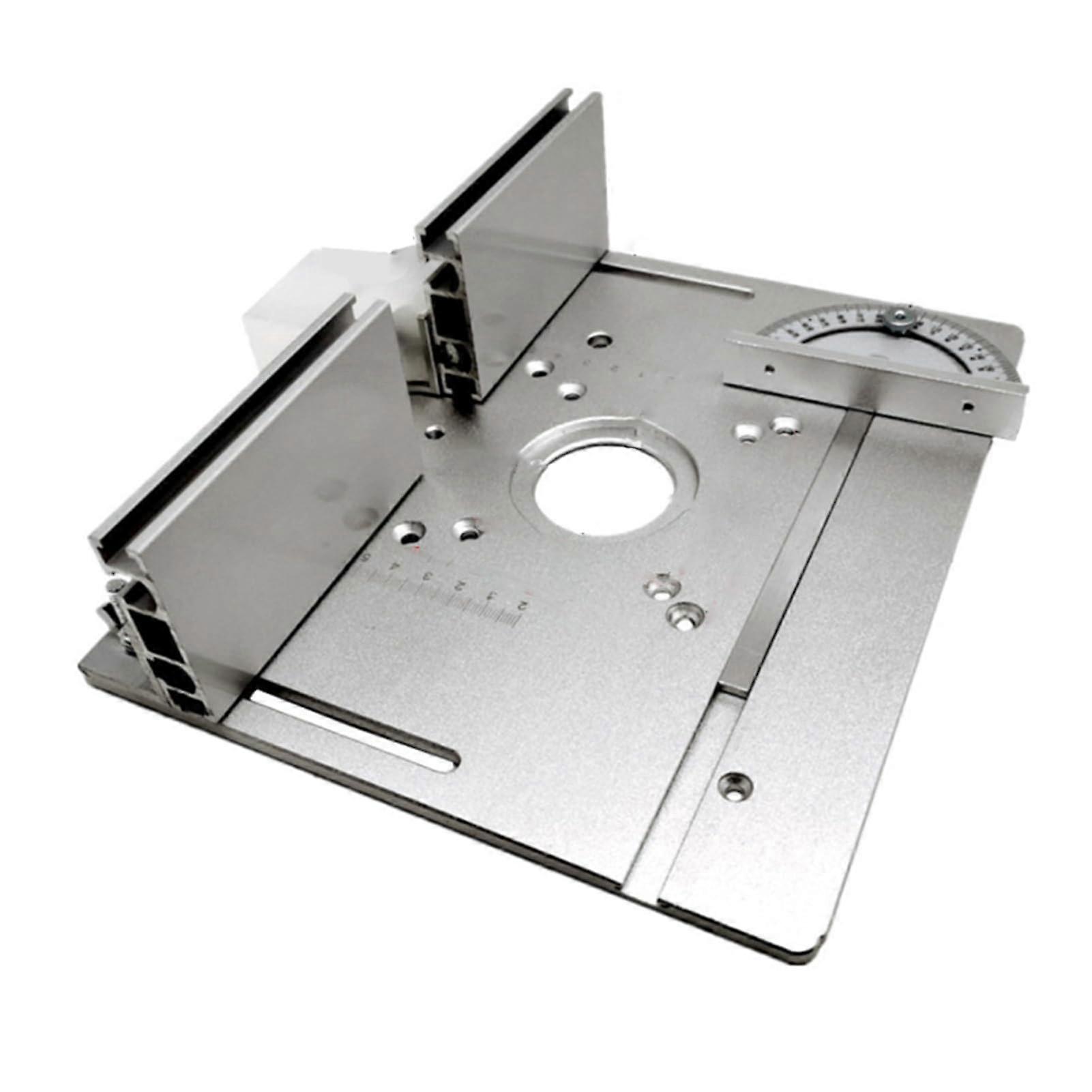 Router table insert plate for woodworking 2in1 flip board for electric routing and trimming machine