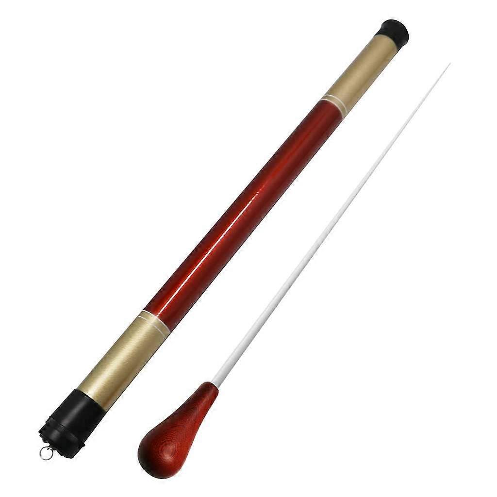 Baton with Tube Case Rosewood Handle