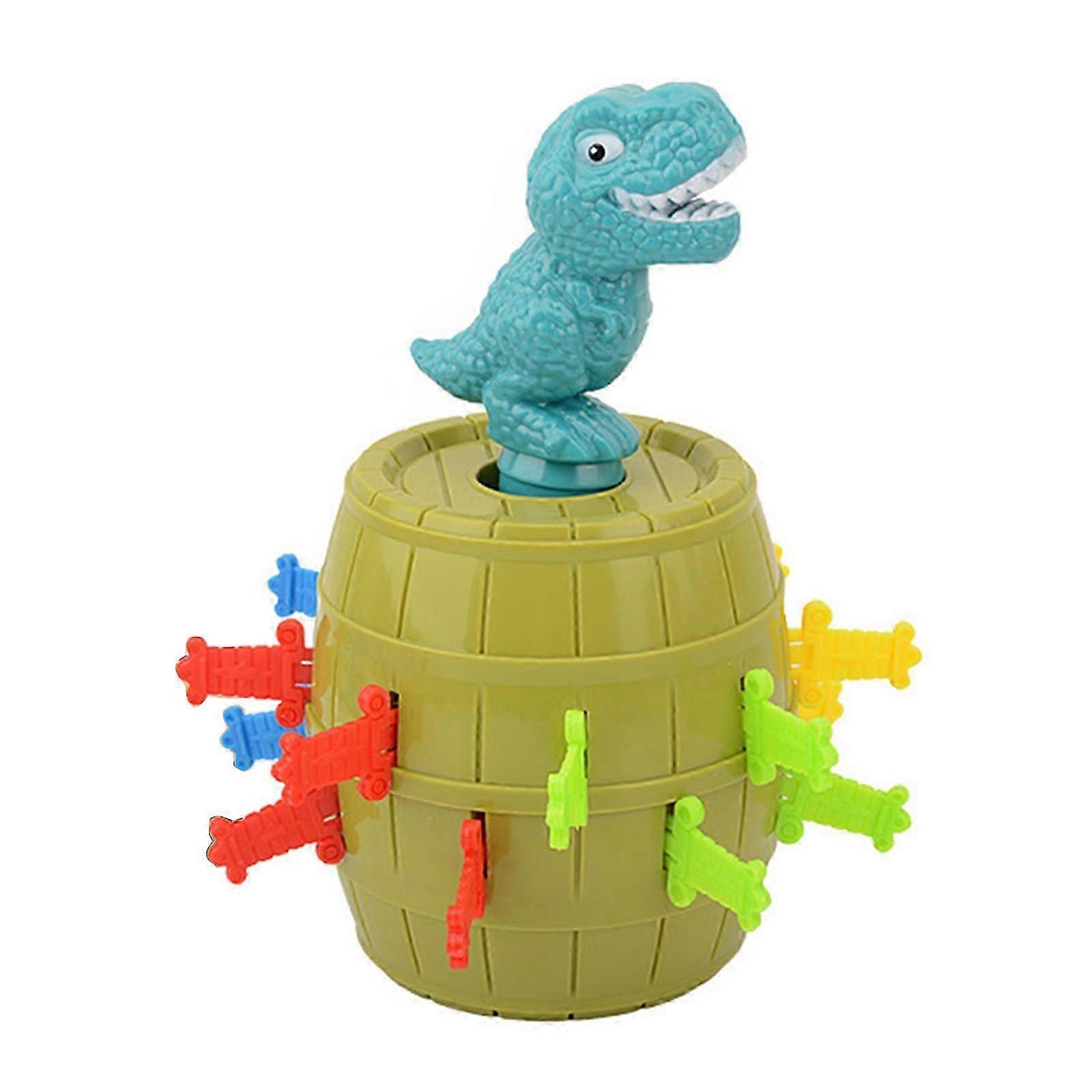 Dino Barrel Bash: Exciting 2-4 Player Kids' Party Game for Family Game Nights