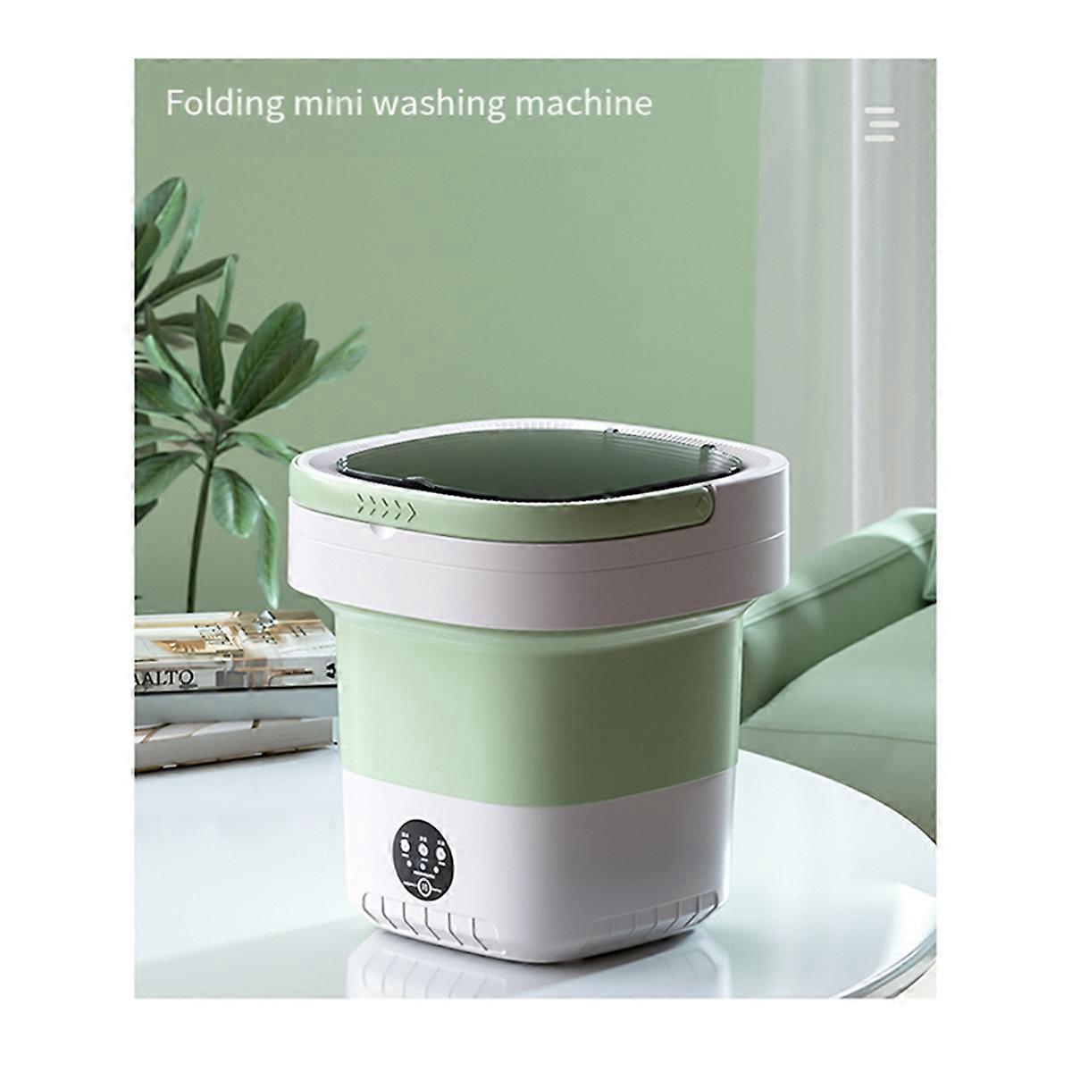Mini Folding Washing Machine 12L Capacity Automatic Home US Plug B