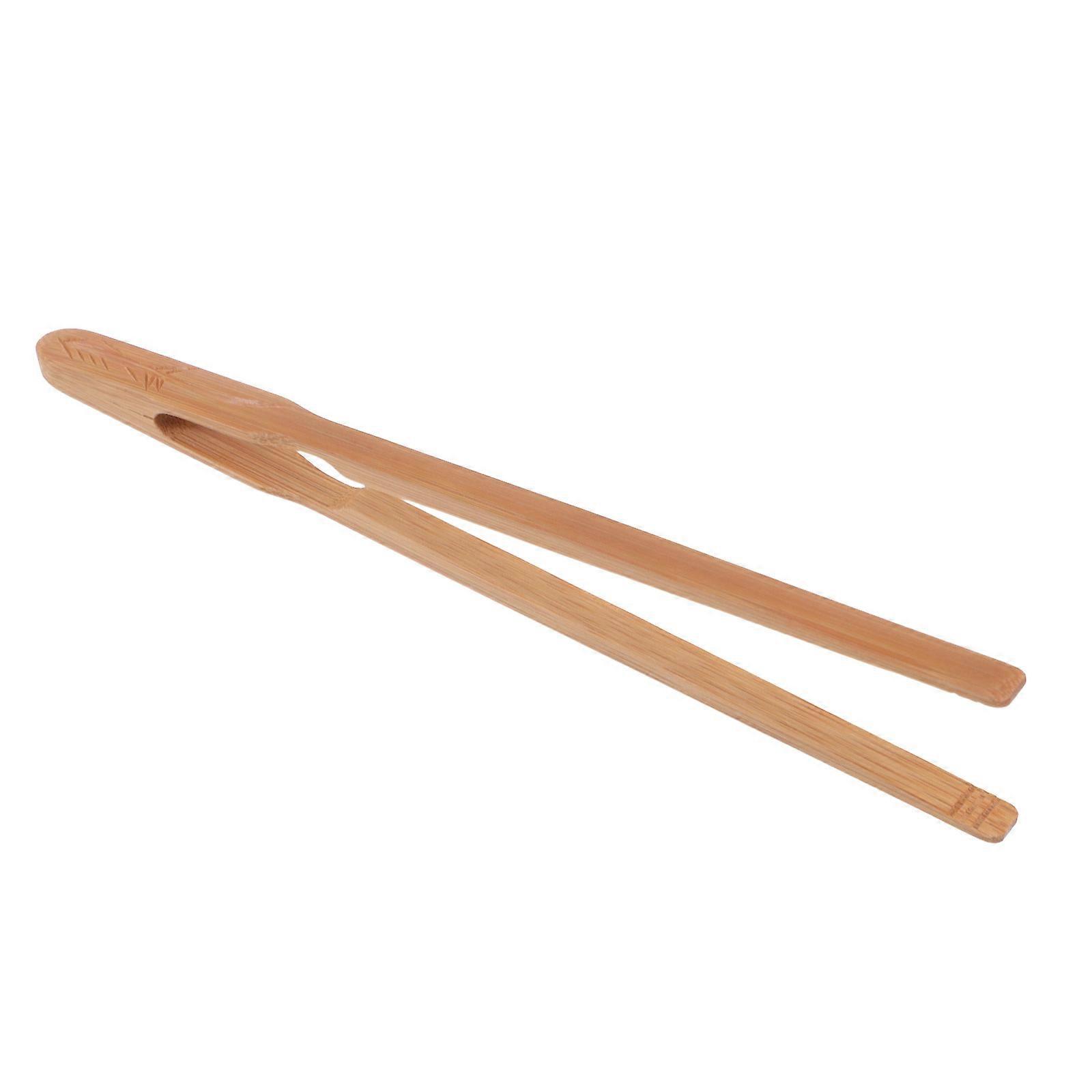 TeaTong Bamboo Food Tong Kitchen Tool Rectangular 1Set